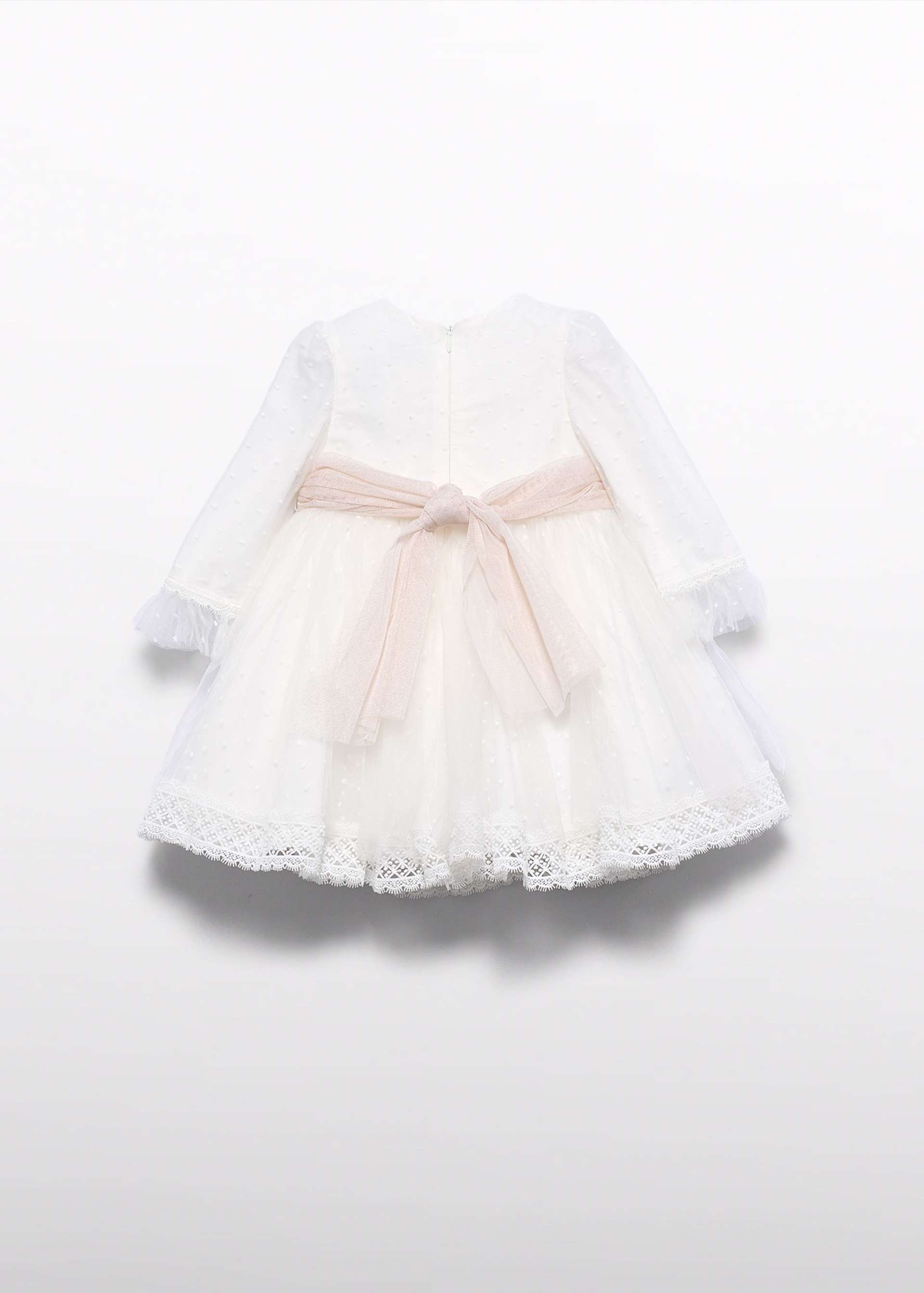 Robe en tulle plissé bébé fille