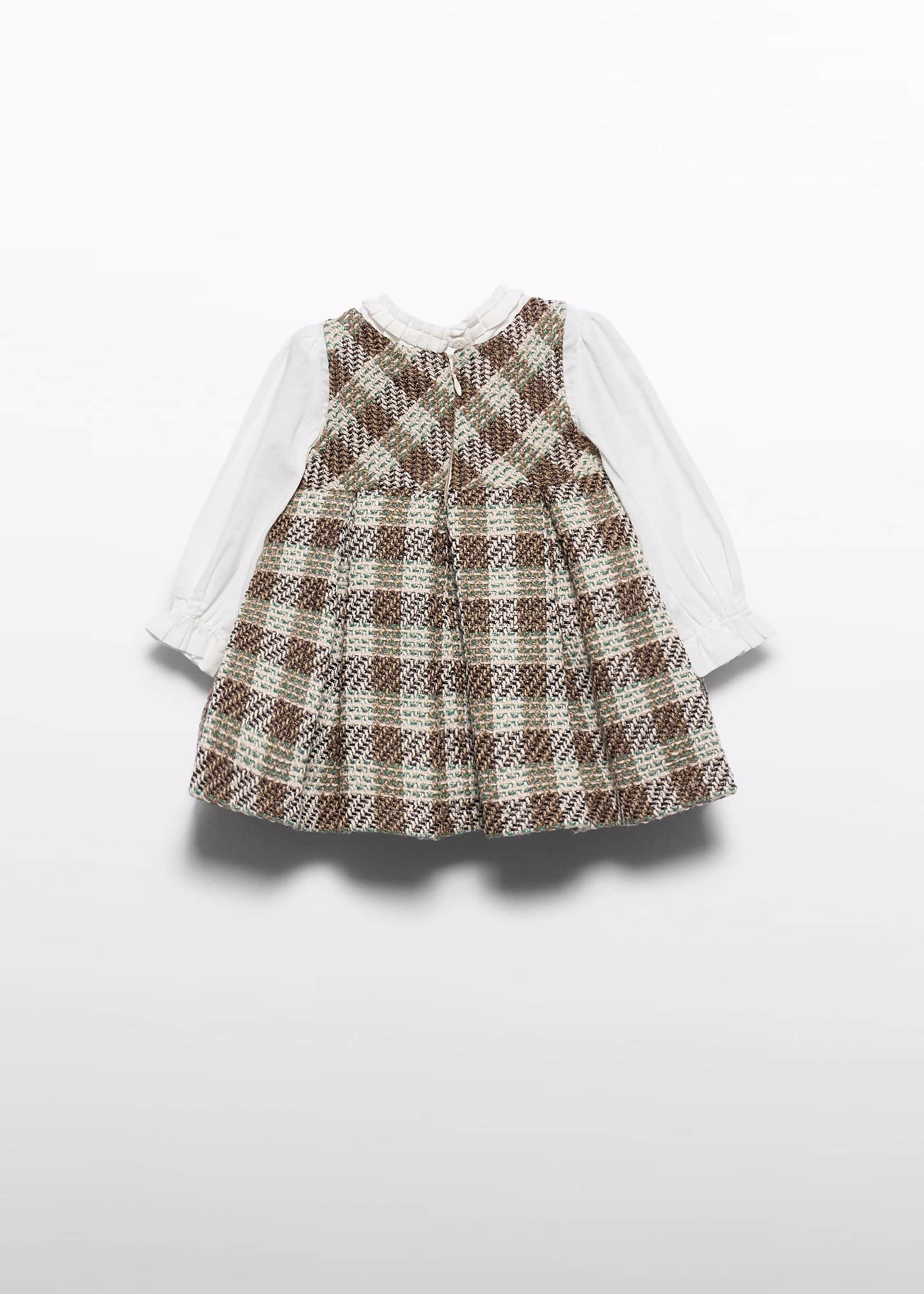 Vestido cuadros vichy bebé niña
