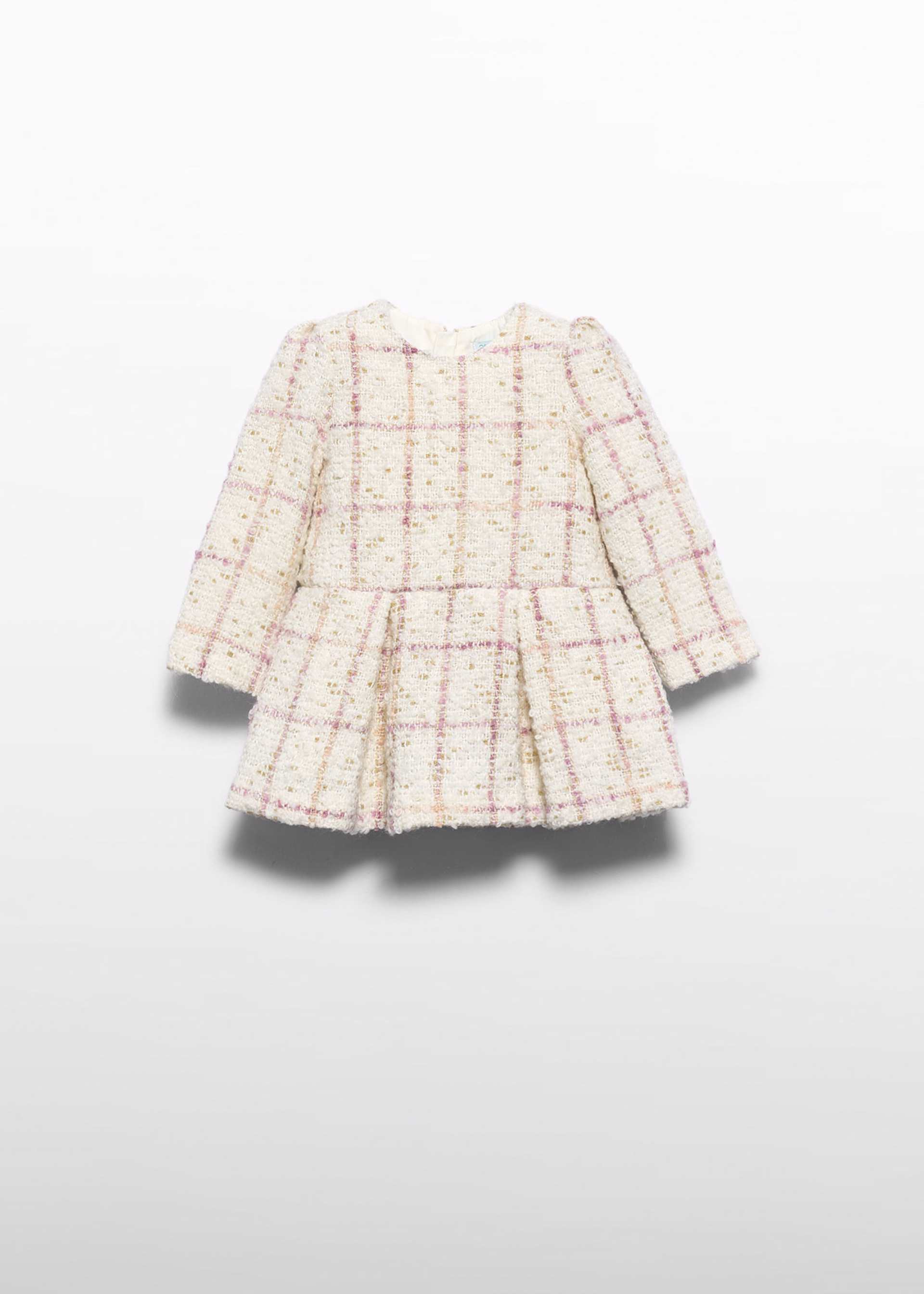 Rochie in carouri tweed bebe
