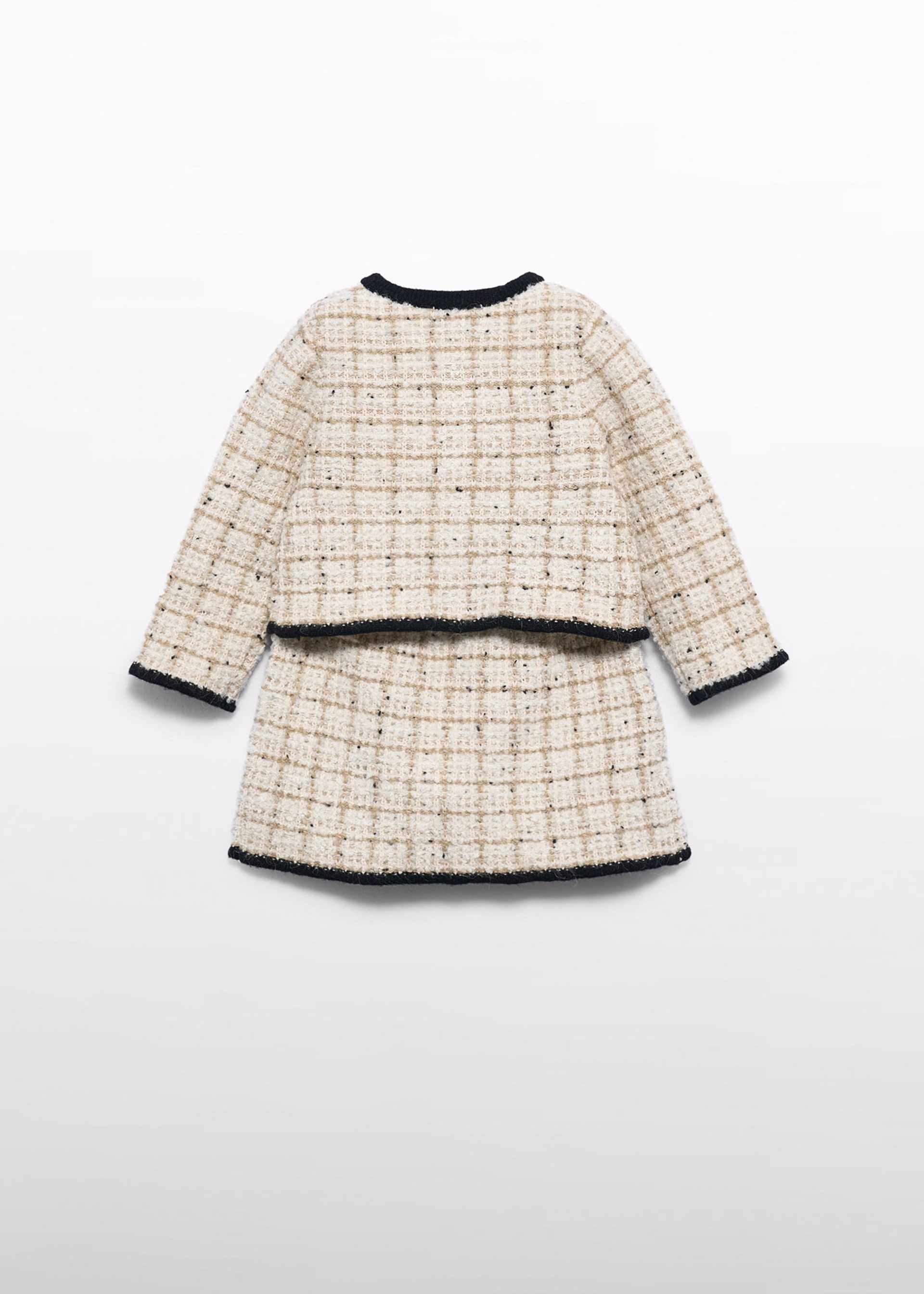 Baby girl knitted skirt set