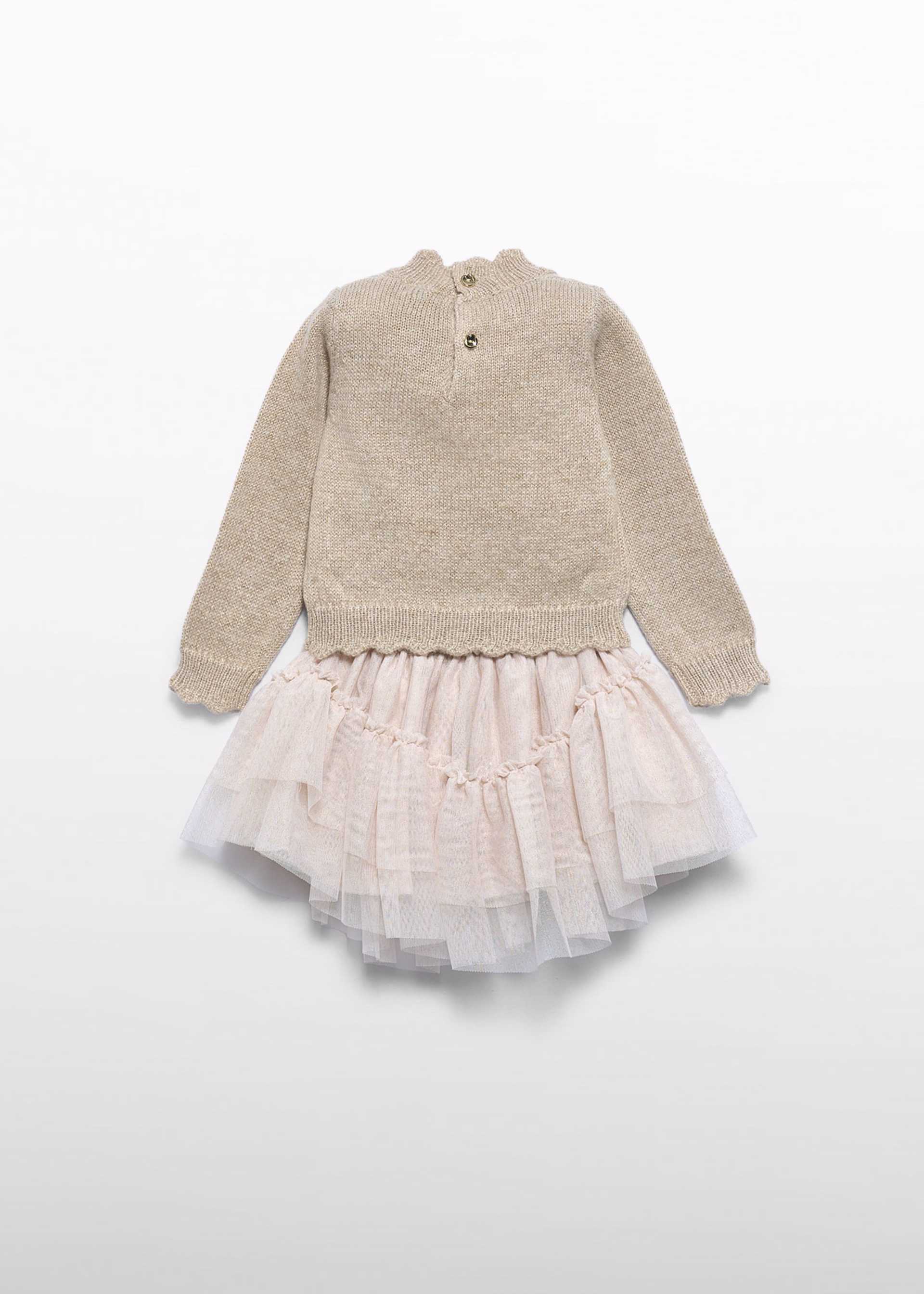 Conjunto saia tule bebé menina