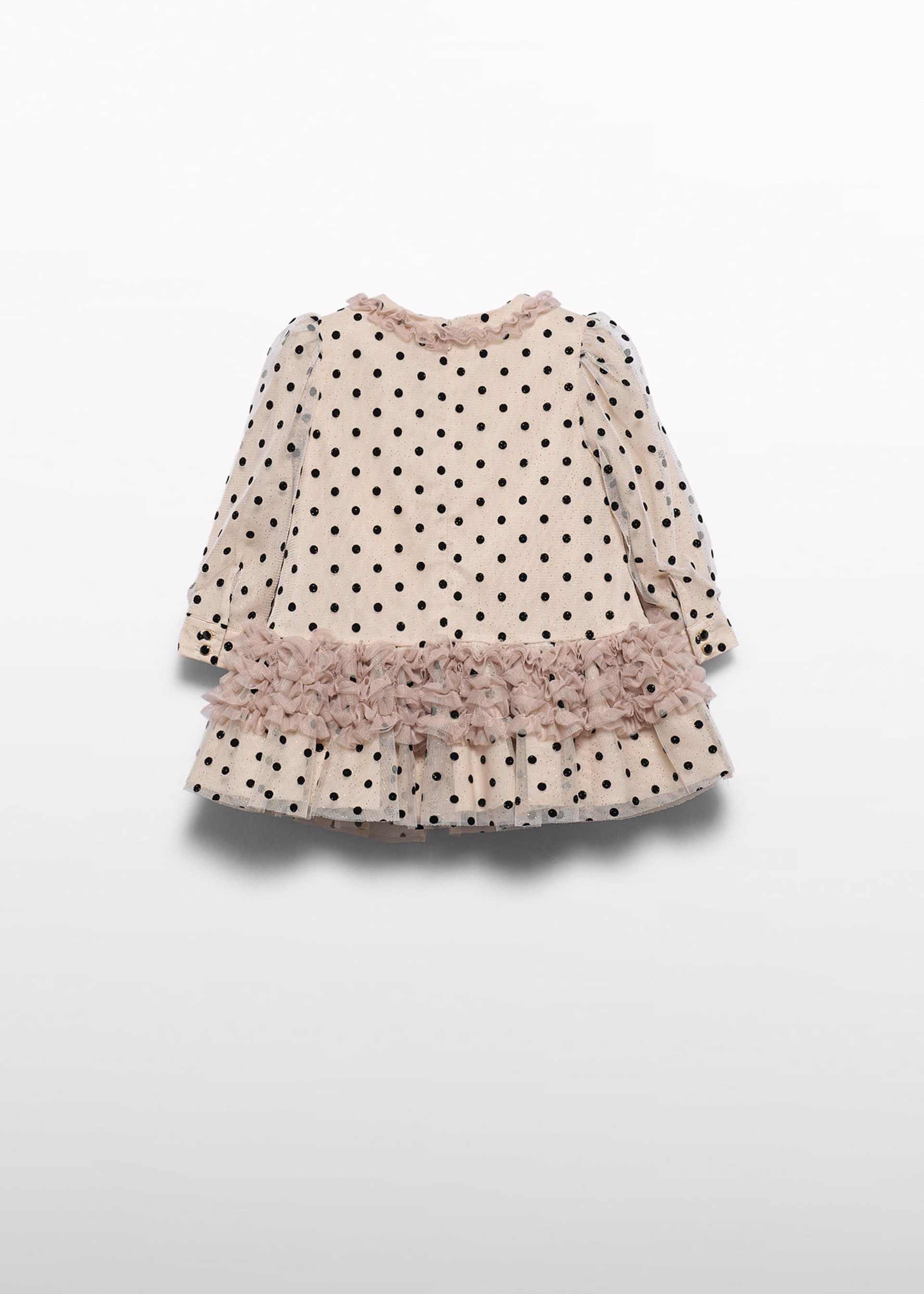 Rochie din tul cu buline bebe