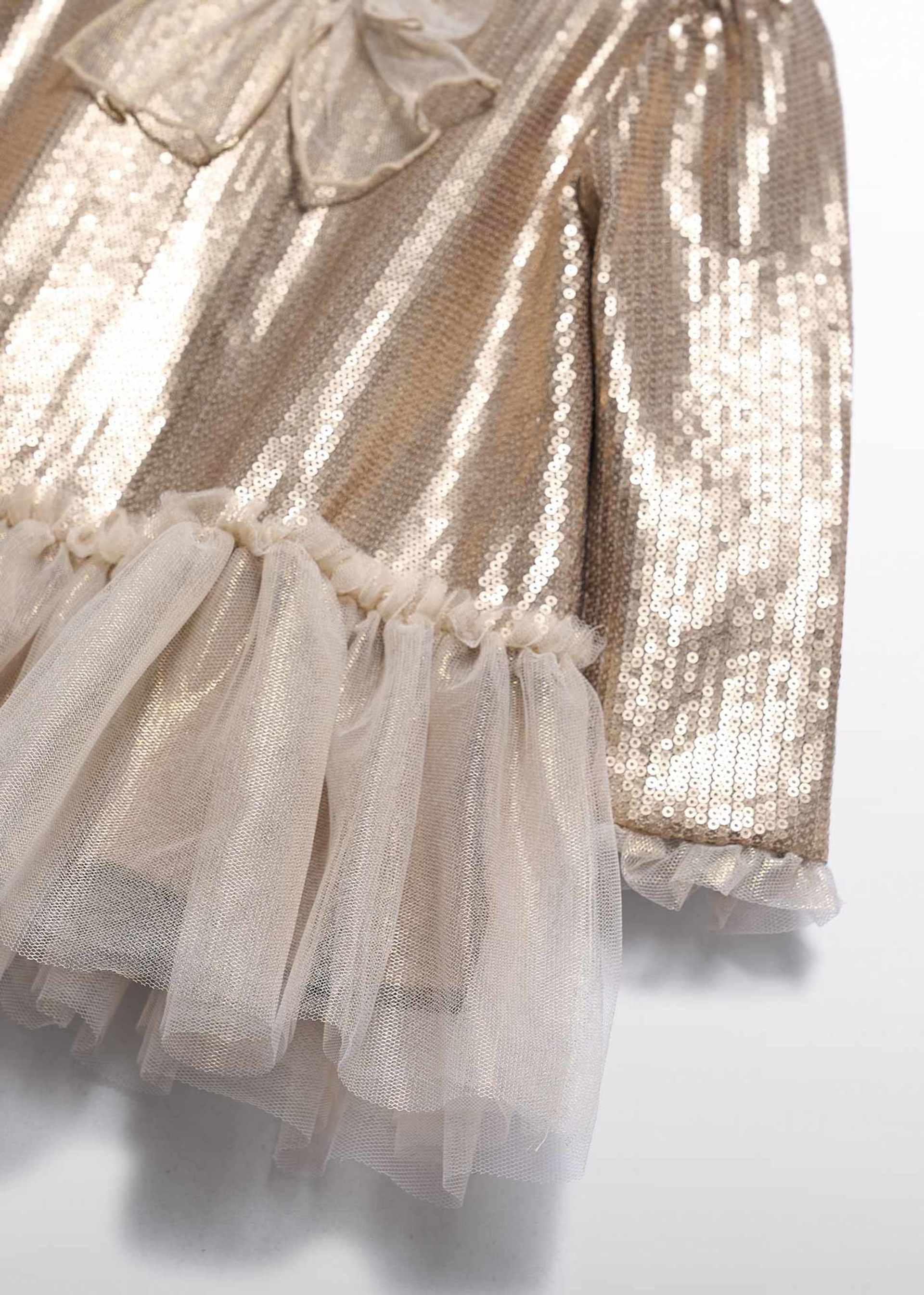 Vestido lentejuelas bebé niña
