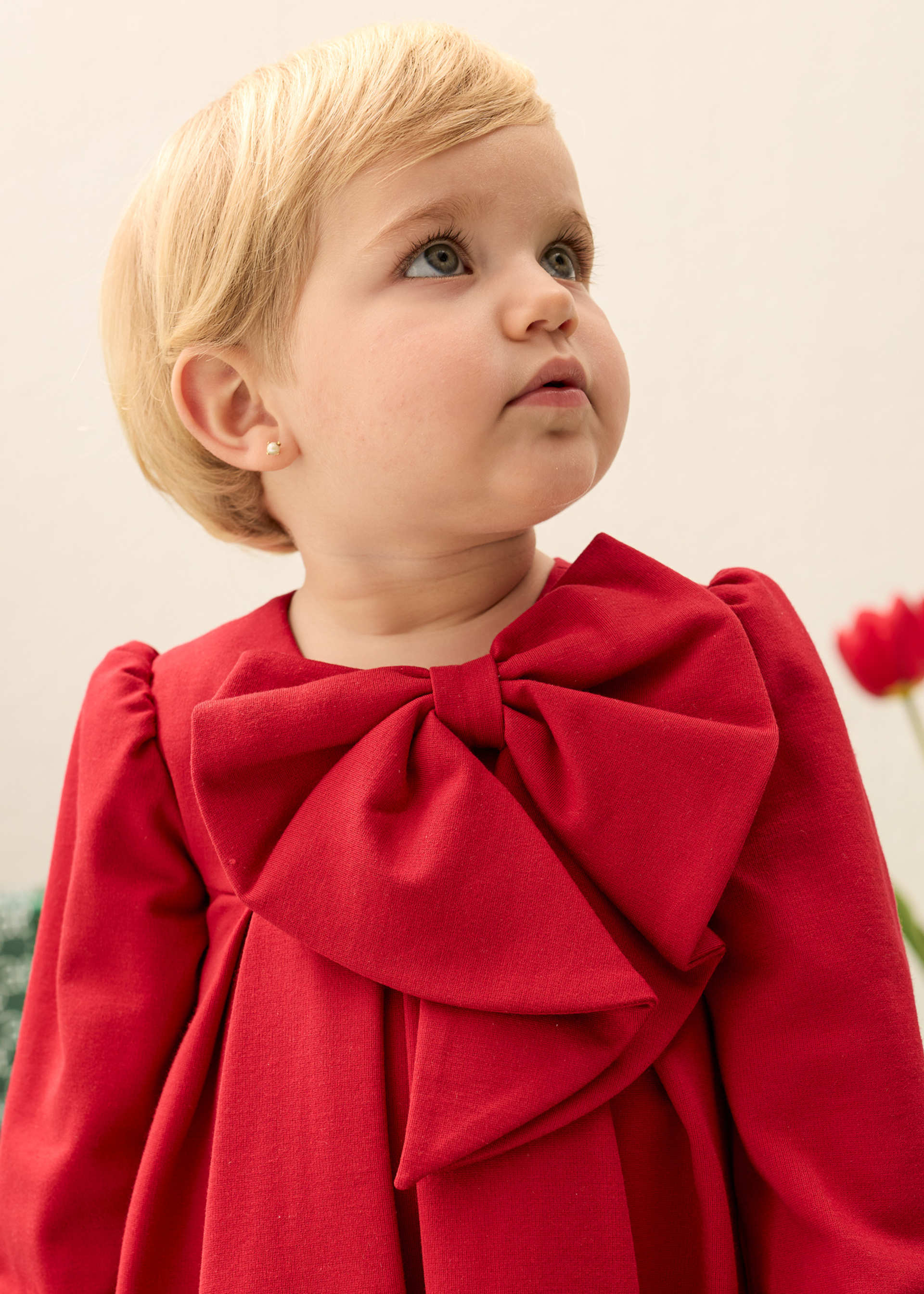 Rochie cu funda bebe