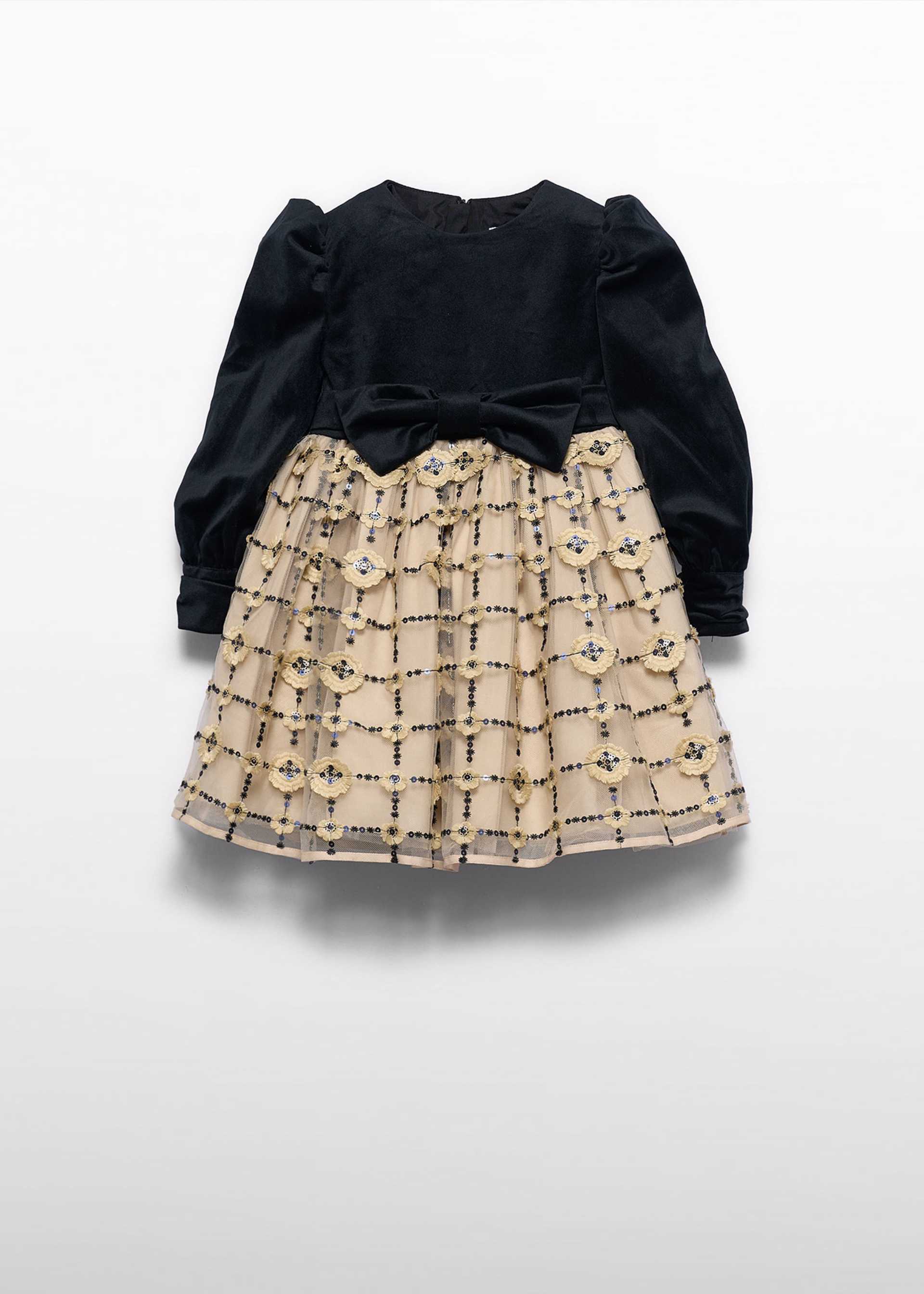 Girl Embroidered Tulle Dress