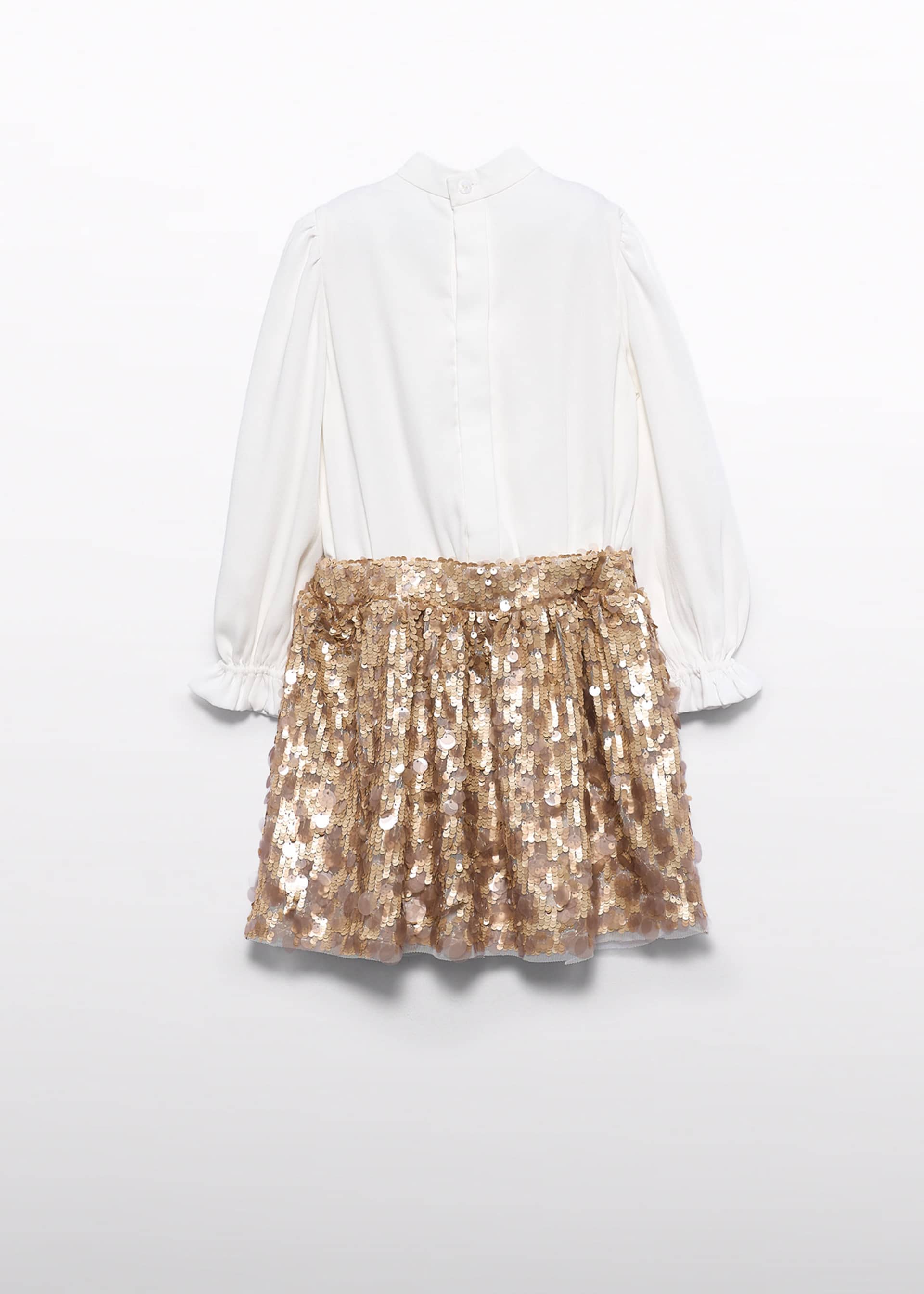 Rochie combinata cu paiete fetita
