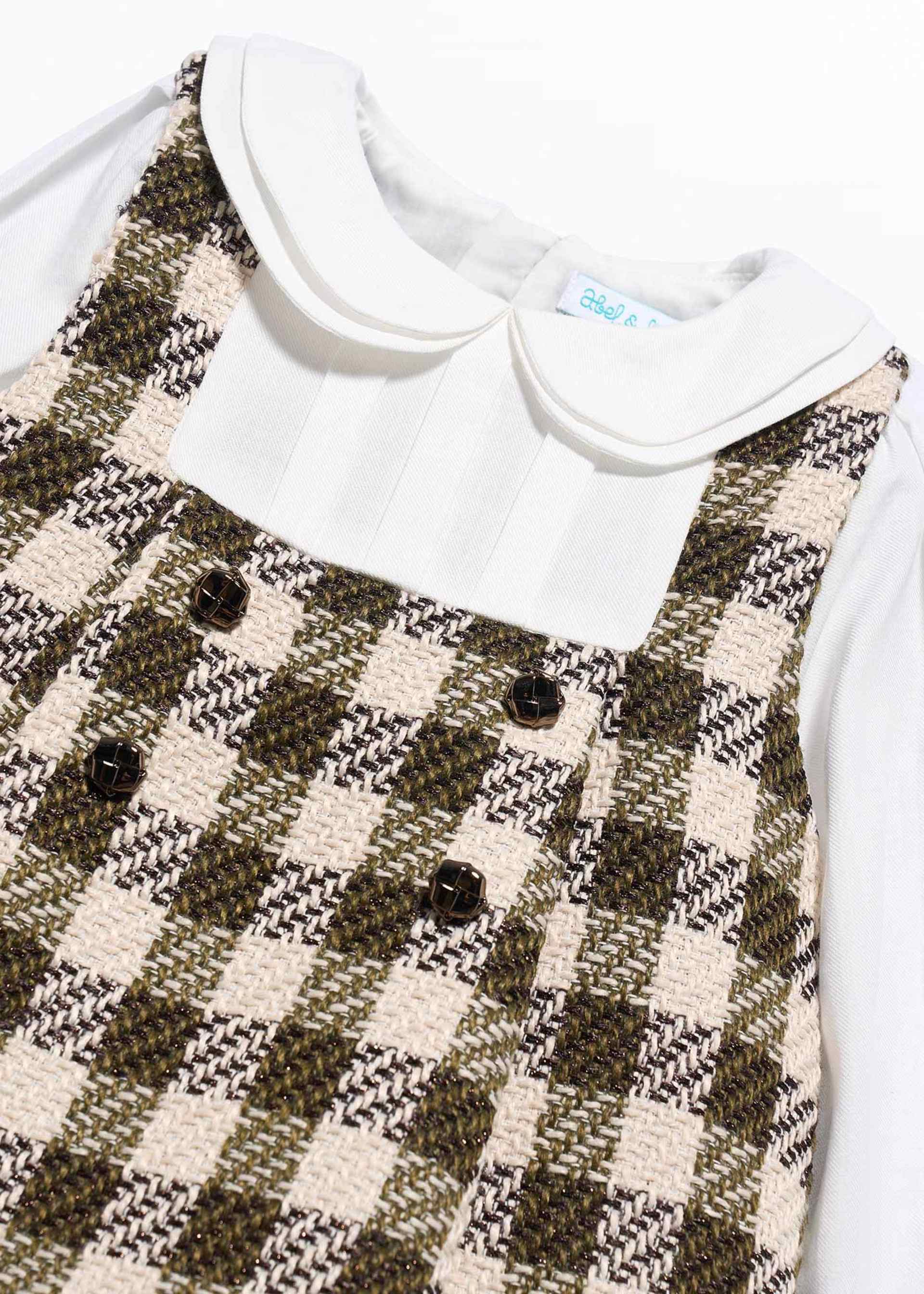 Girls' gingham dress