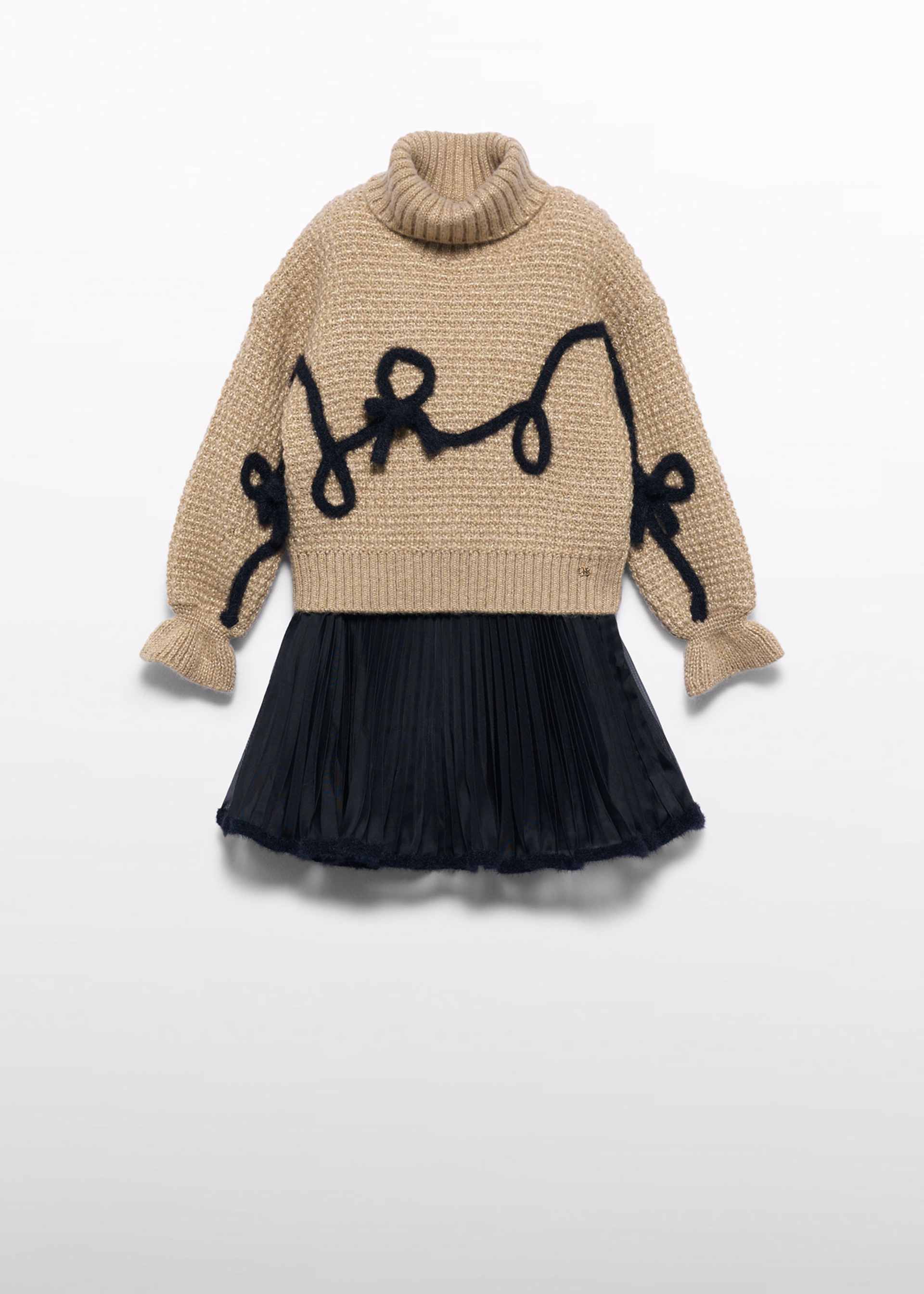 Set fusta din tricot fetita