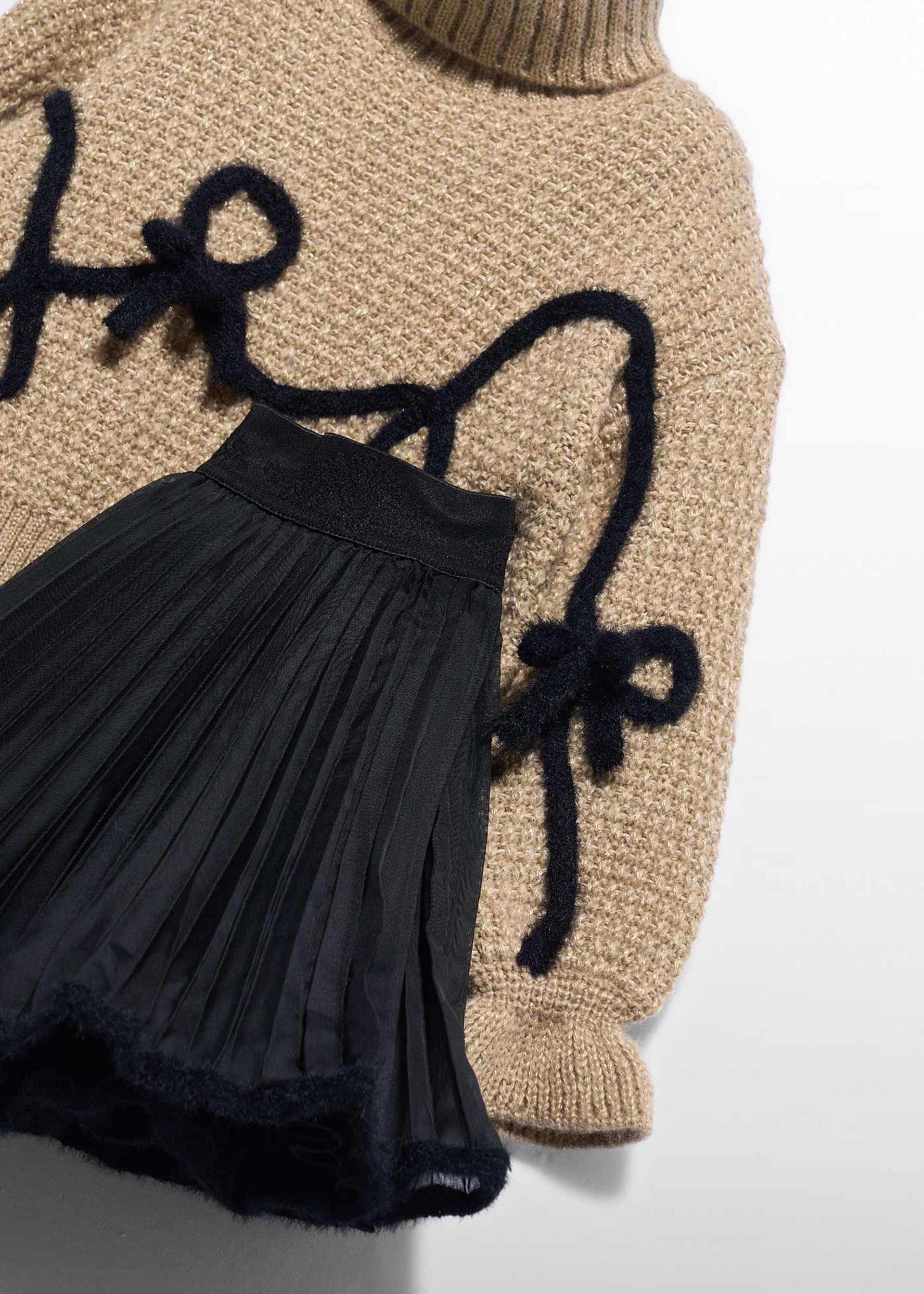 Set fusta din tricot fetita