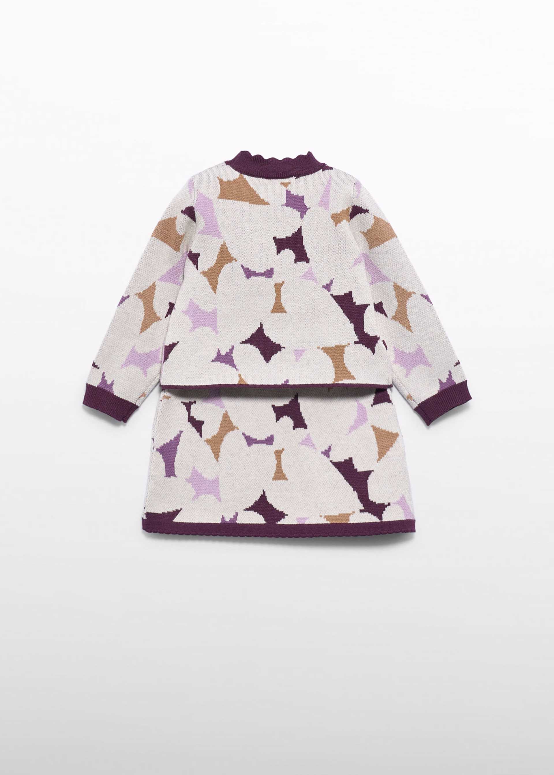Conjunto falda tricot bebé niña