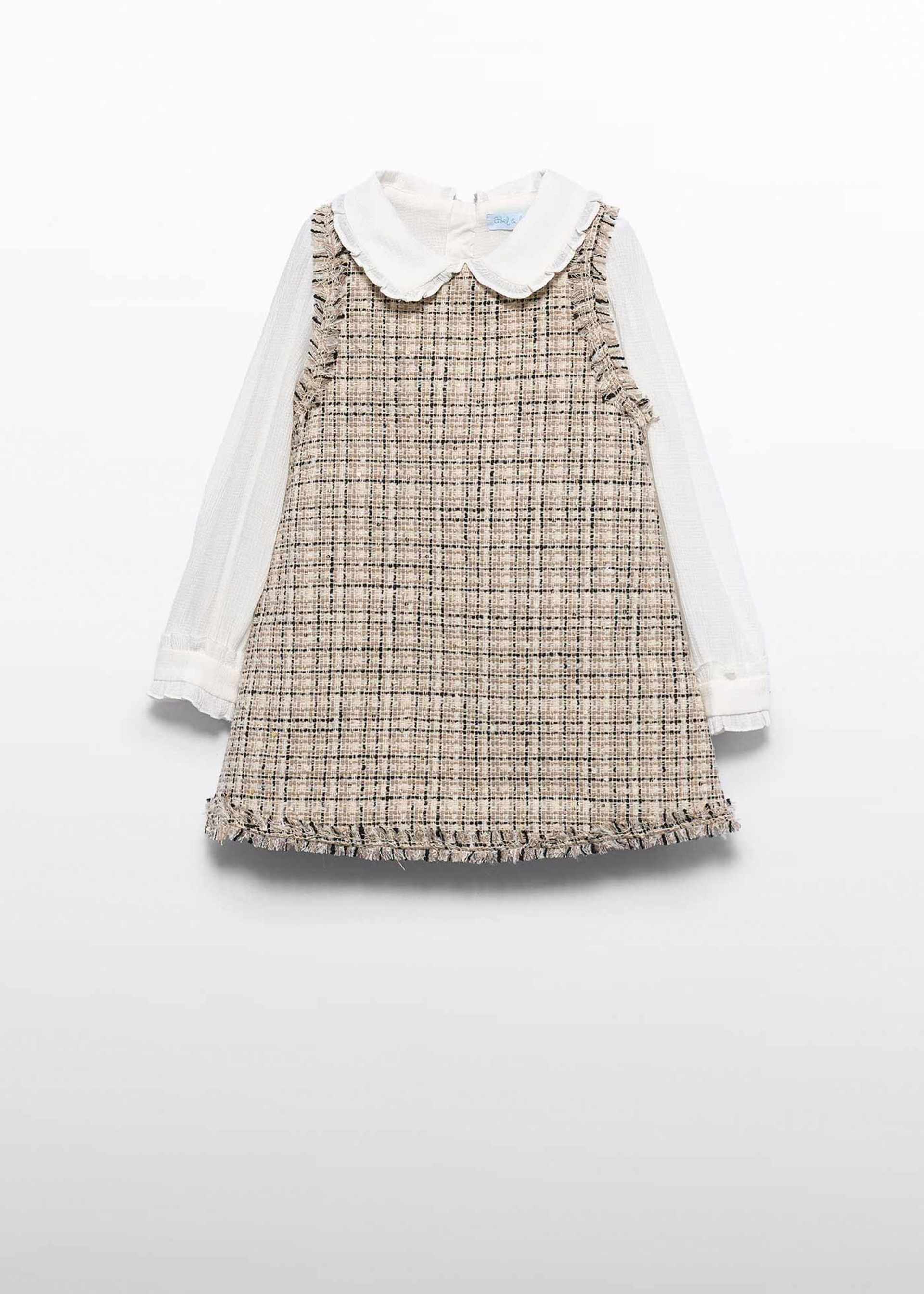 Vestido pichi tweed menina