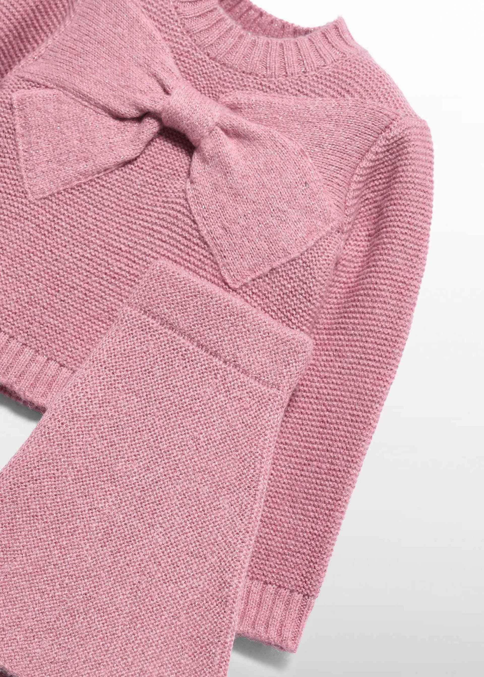 Girls' bow-tie skirt set