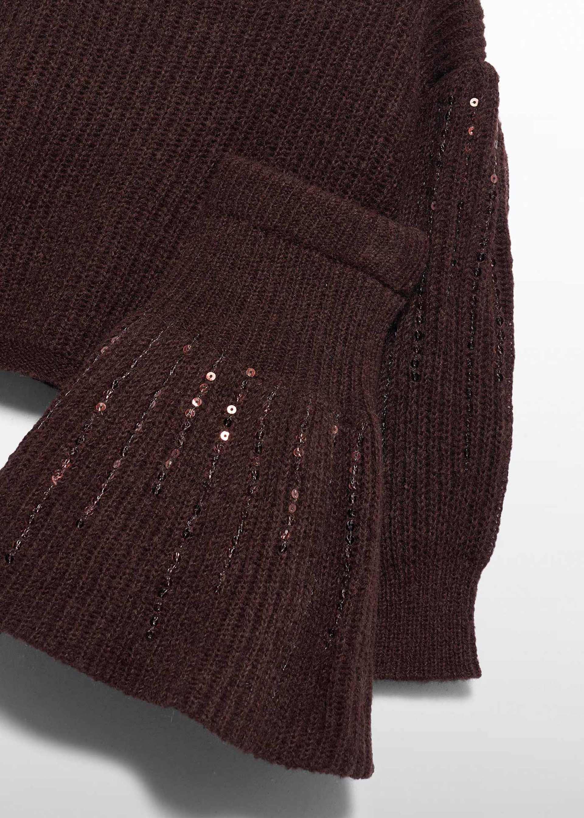 Girl Knit Skirt with Sequins Set