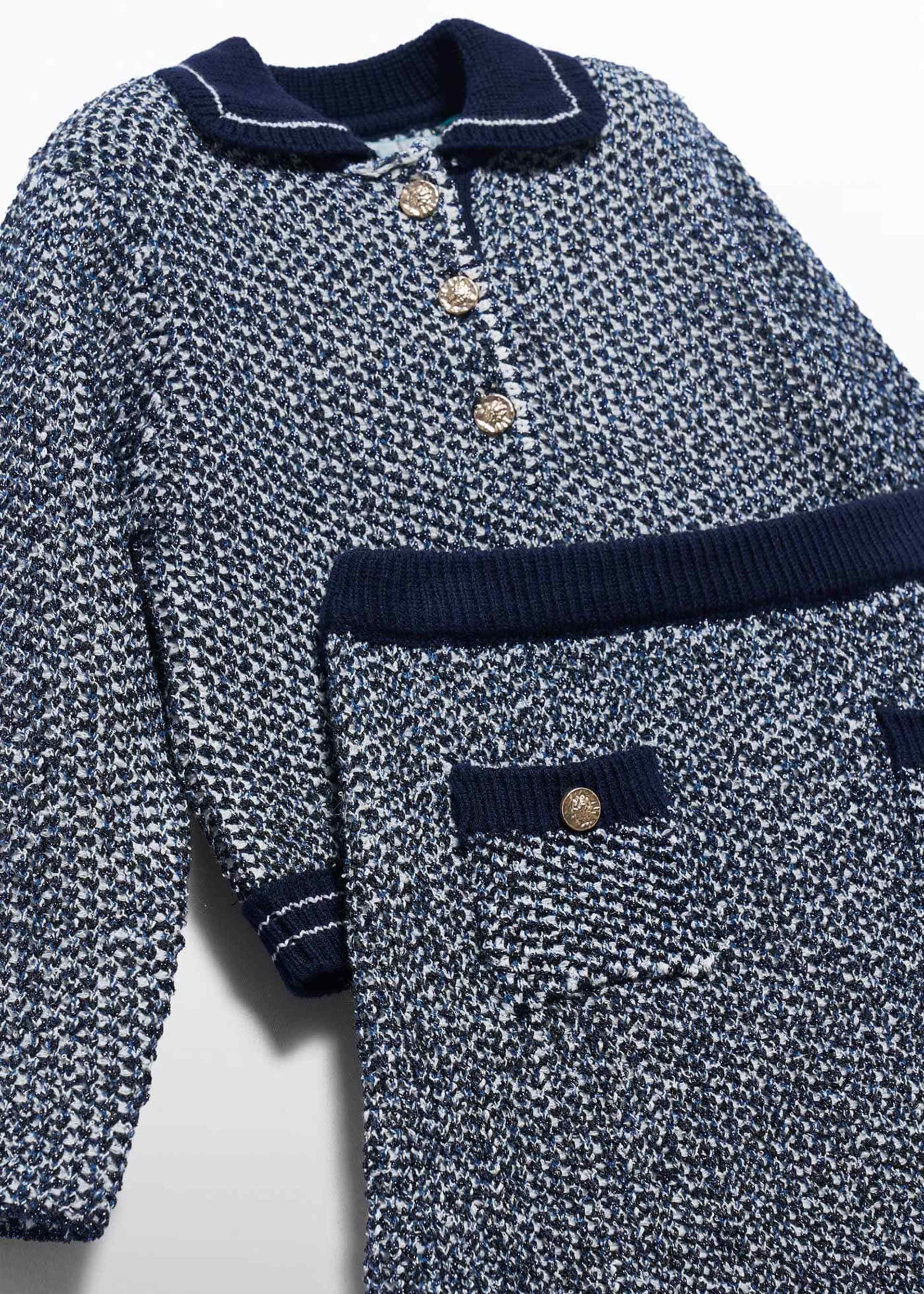 Conjunto falda tricot niña