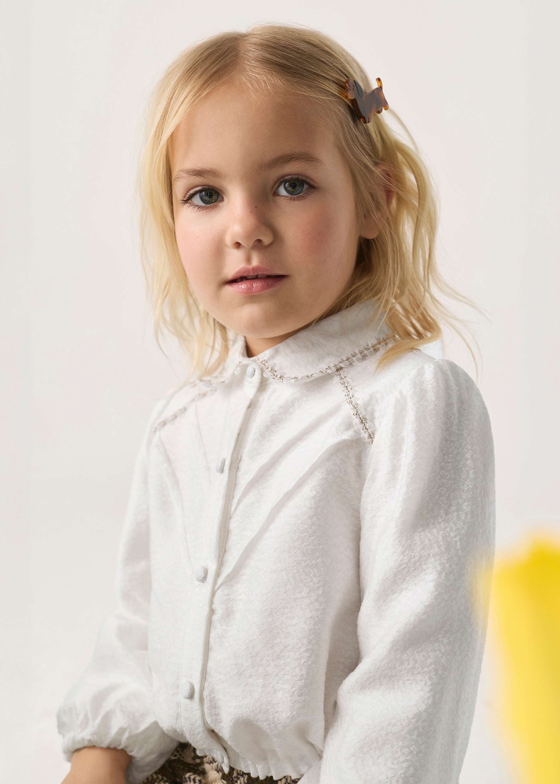 Blusa fita brilho menina