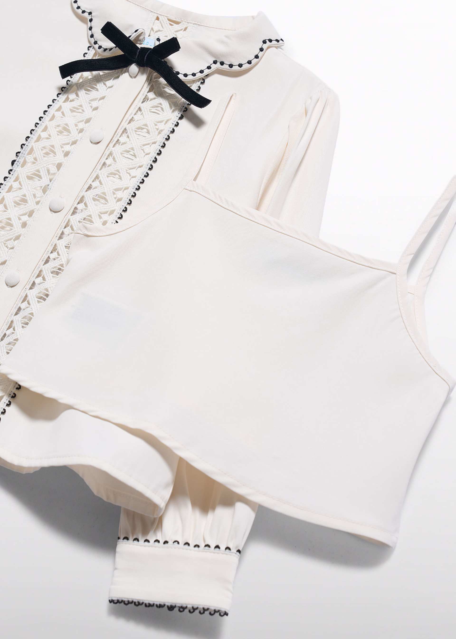 Blusa contrastes niña