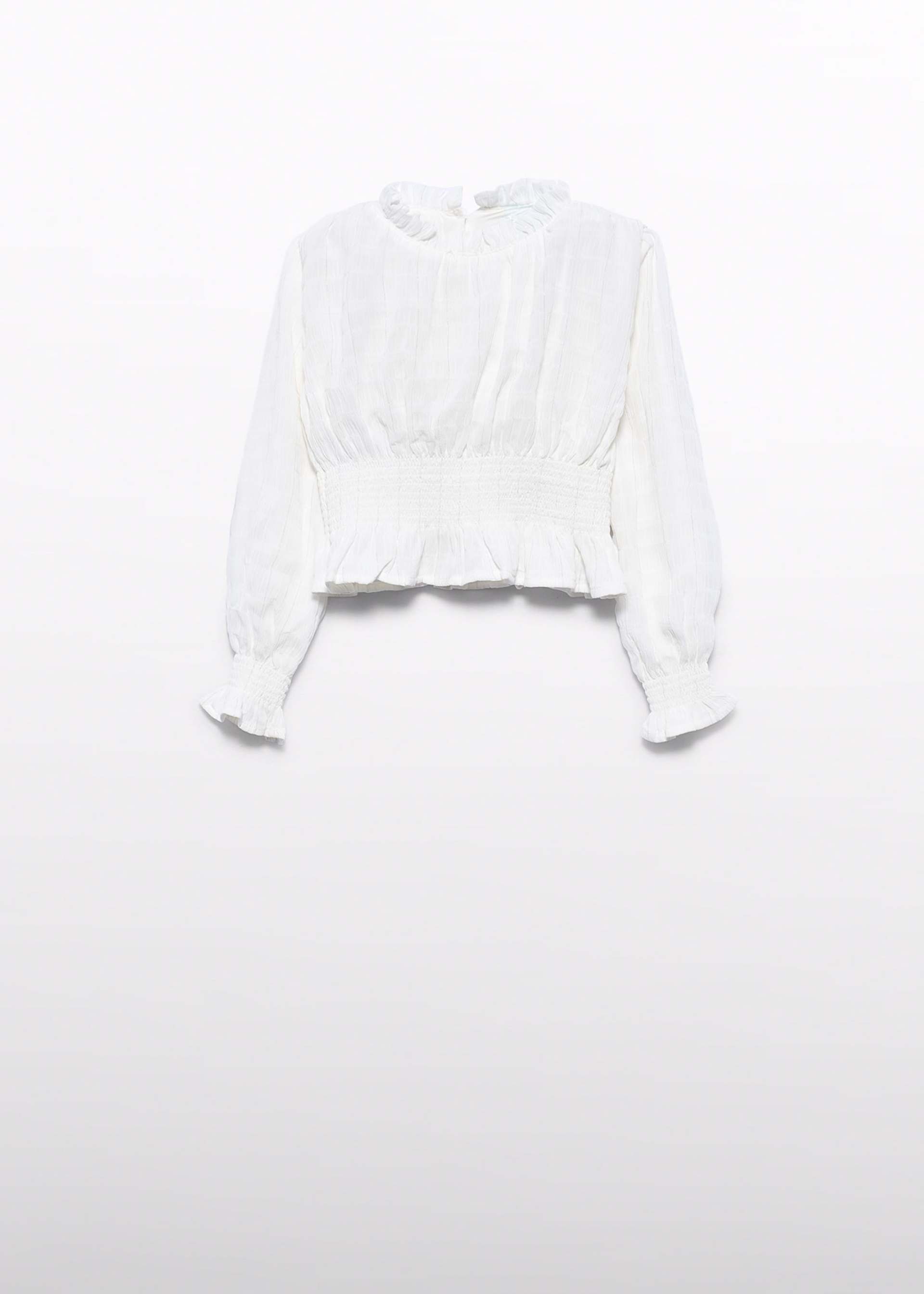 Blusa nido d'ape bambina