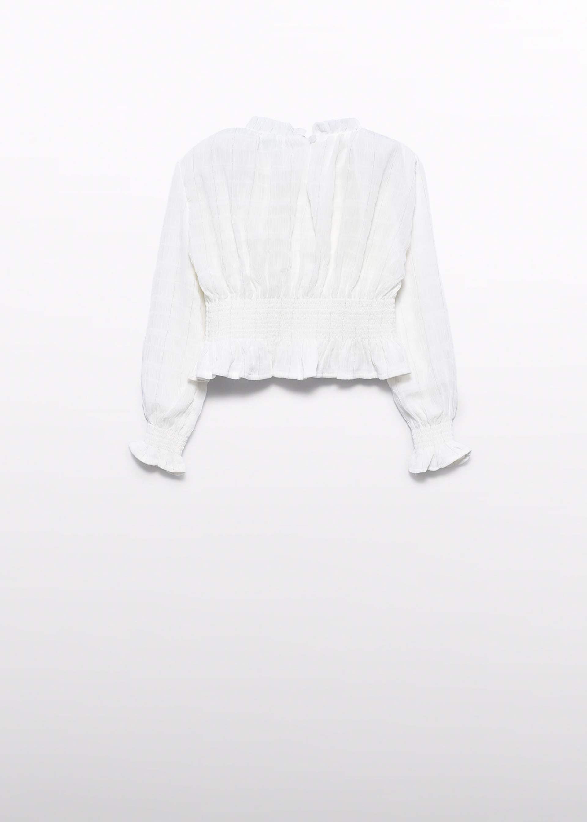 Blouse nid d'abeille fille