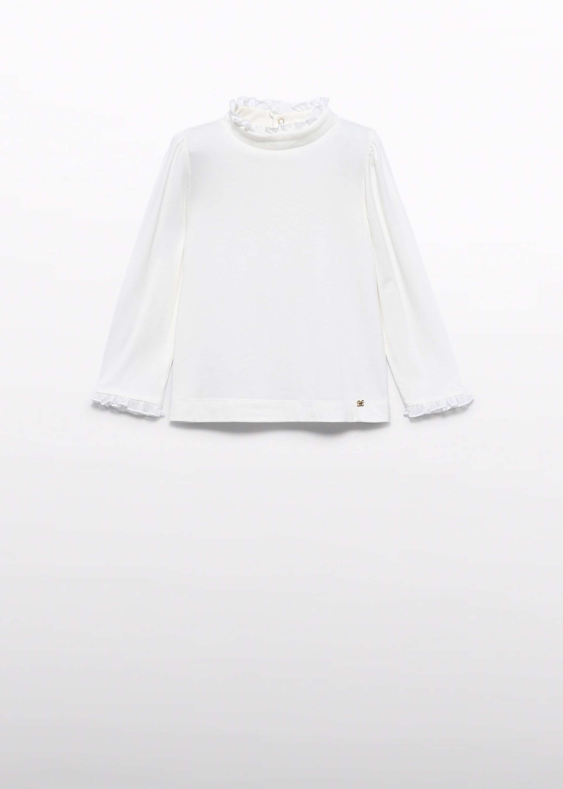 Baby girl's high-necked top