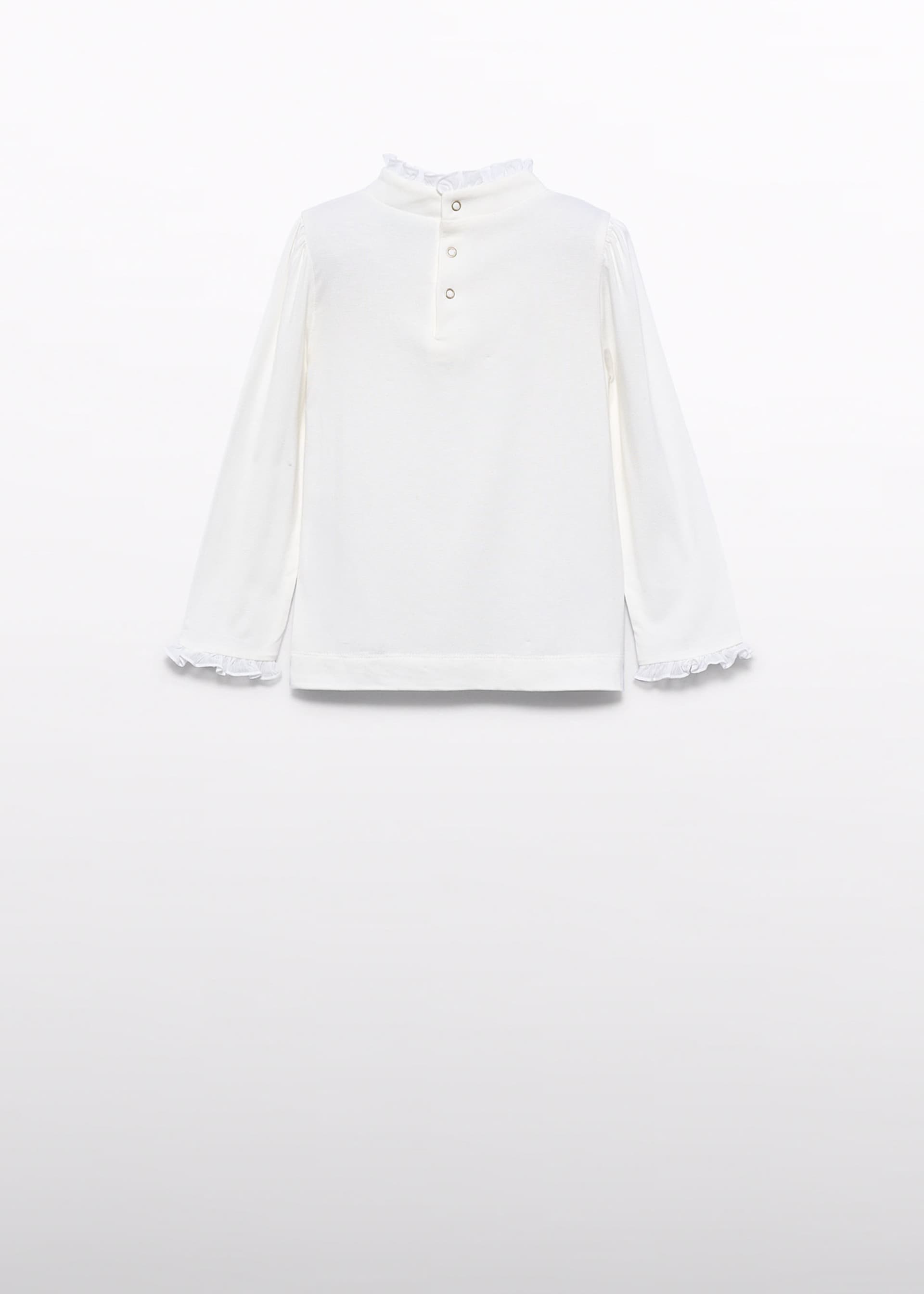 Pull col montant bébé fille