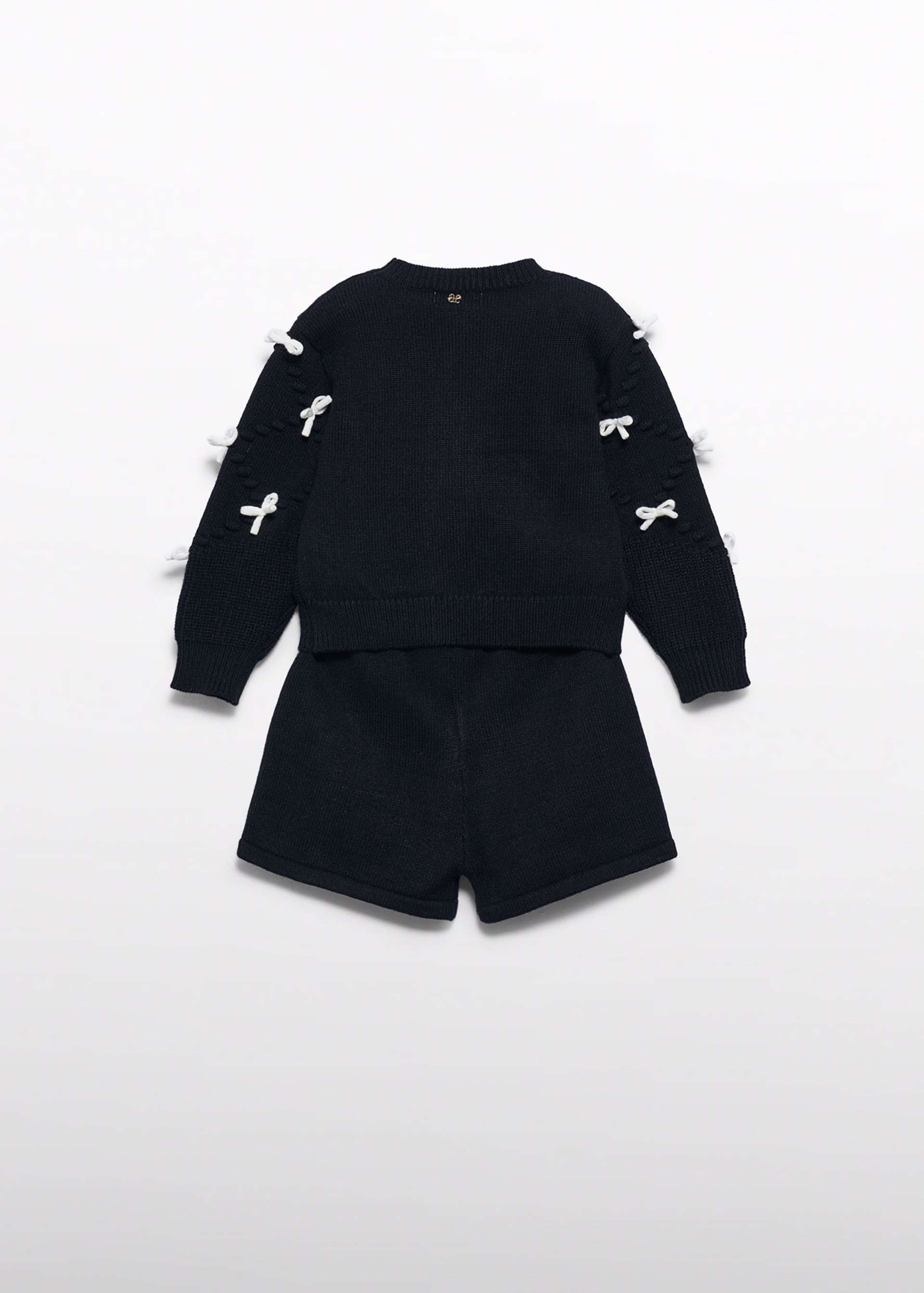 Conjunto bermuda laços bebé menina