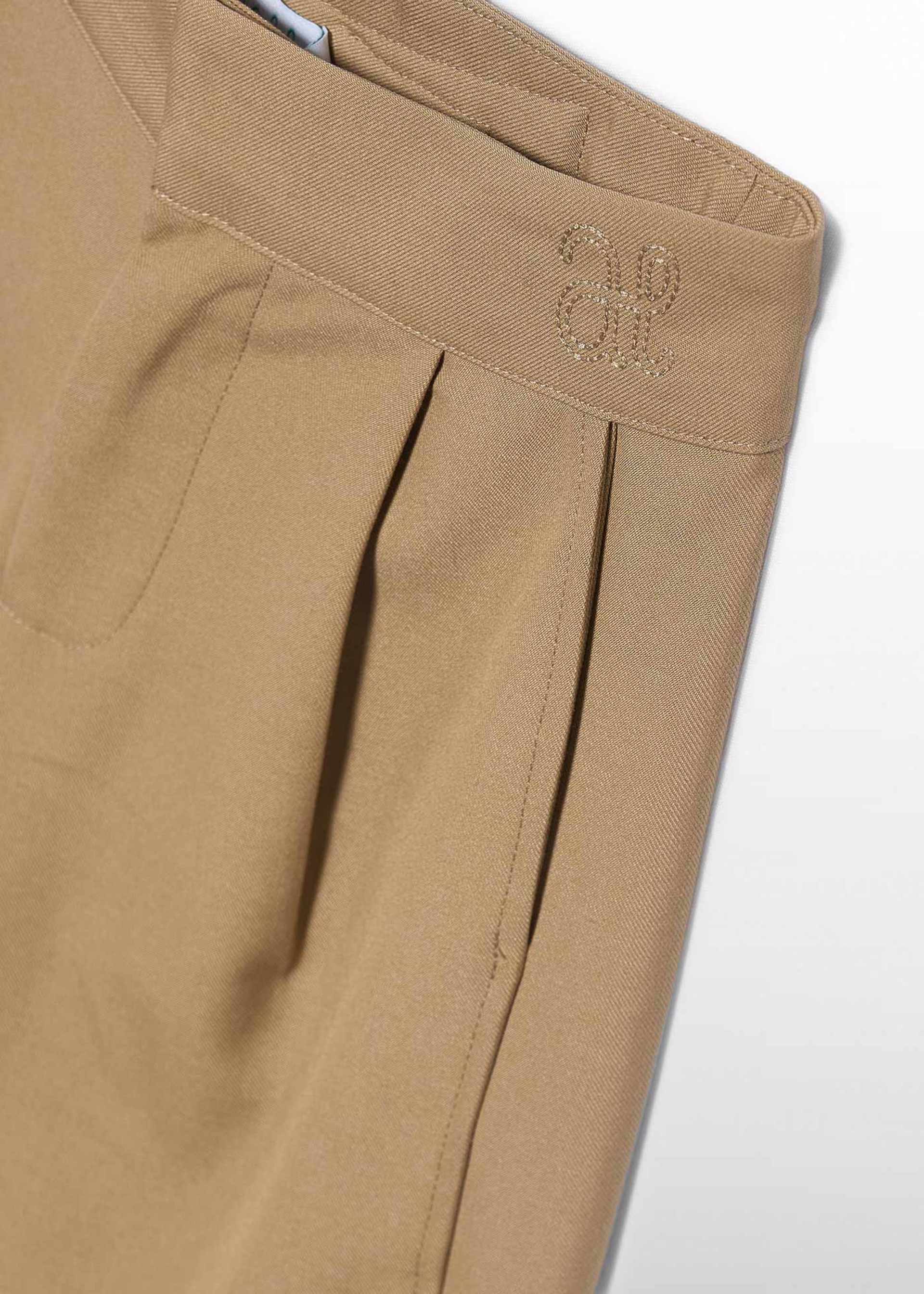 Pantalones largos de sarga para niñas