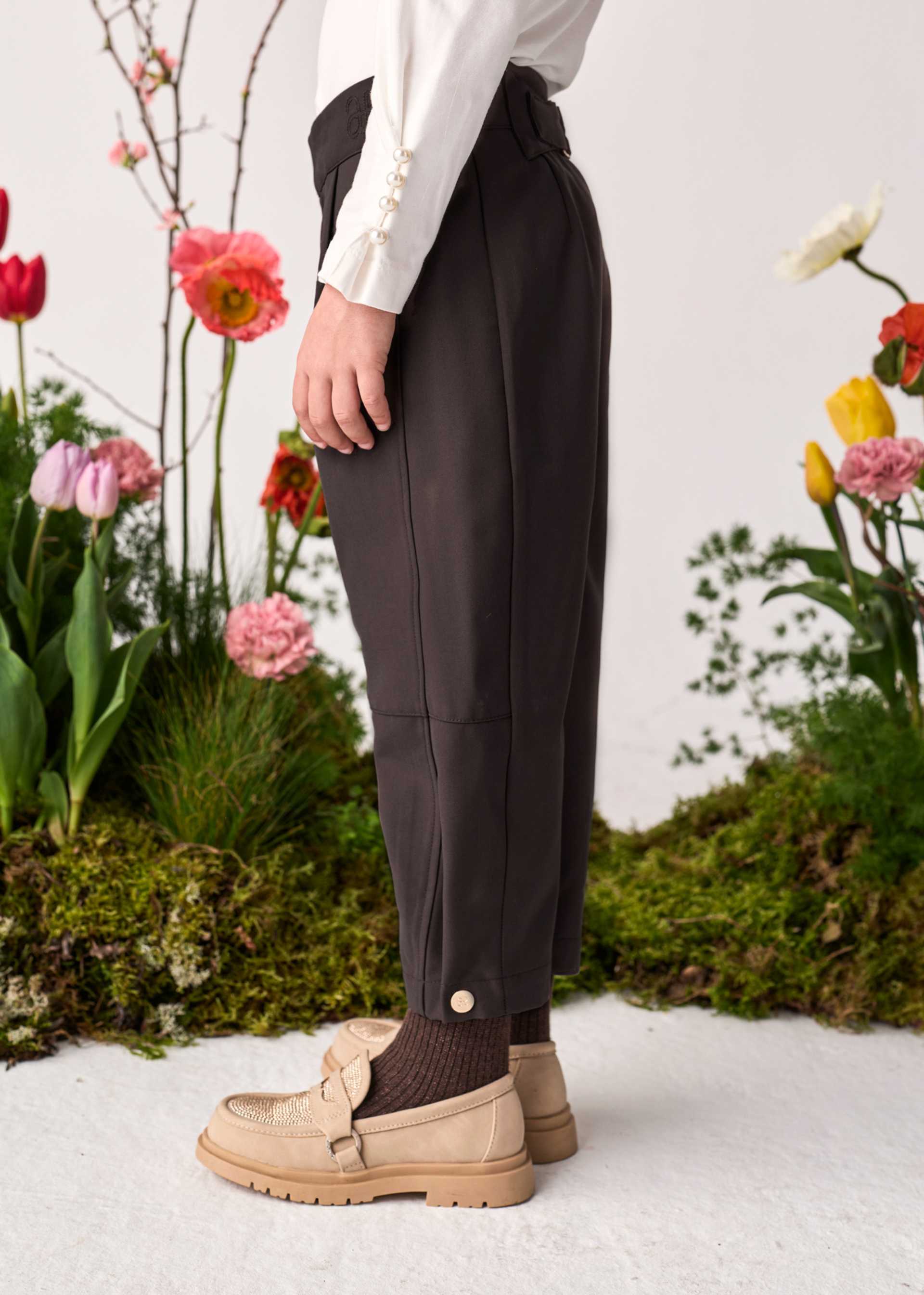 Pantalón largo sarga niña