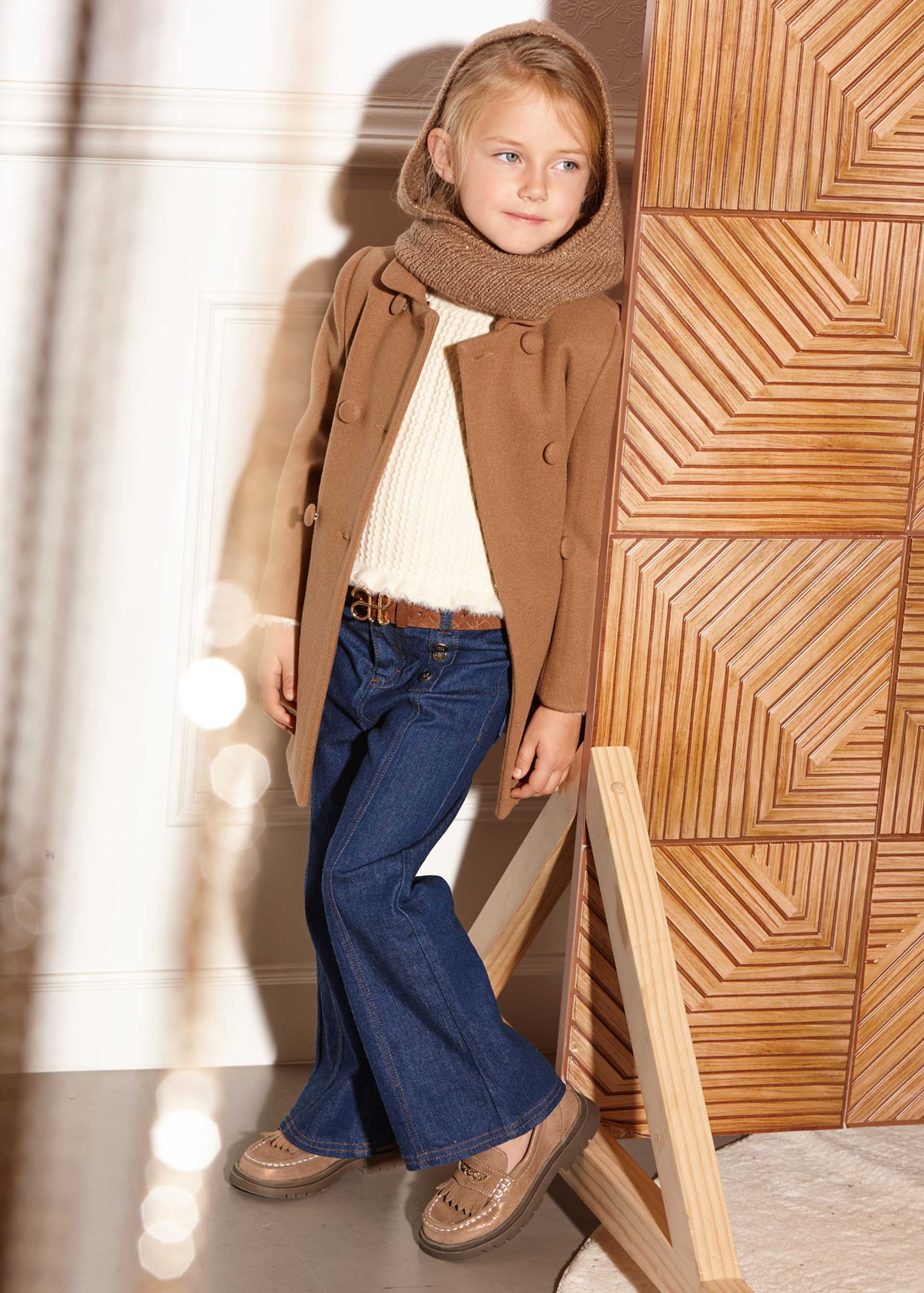 Girls' denim trousers