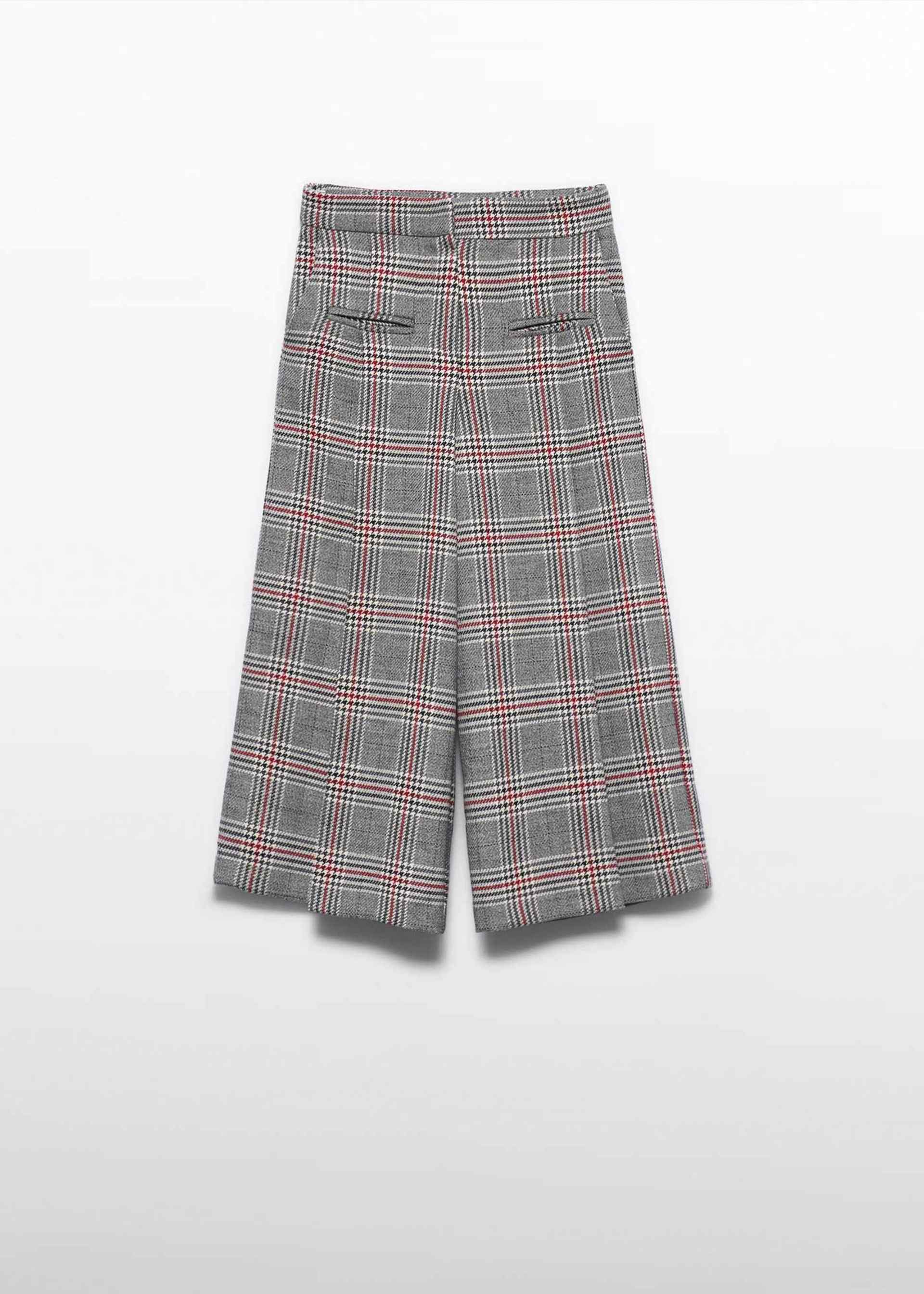Pantaloni culotte cu carouri fetita
