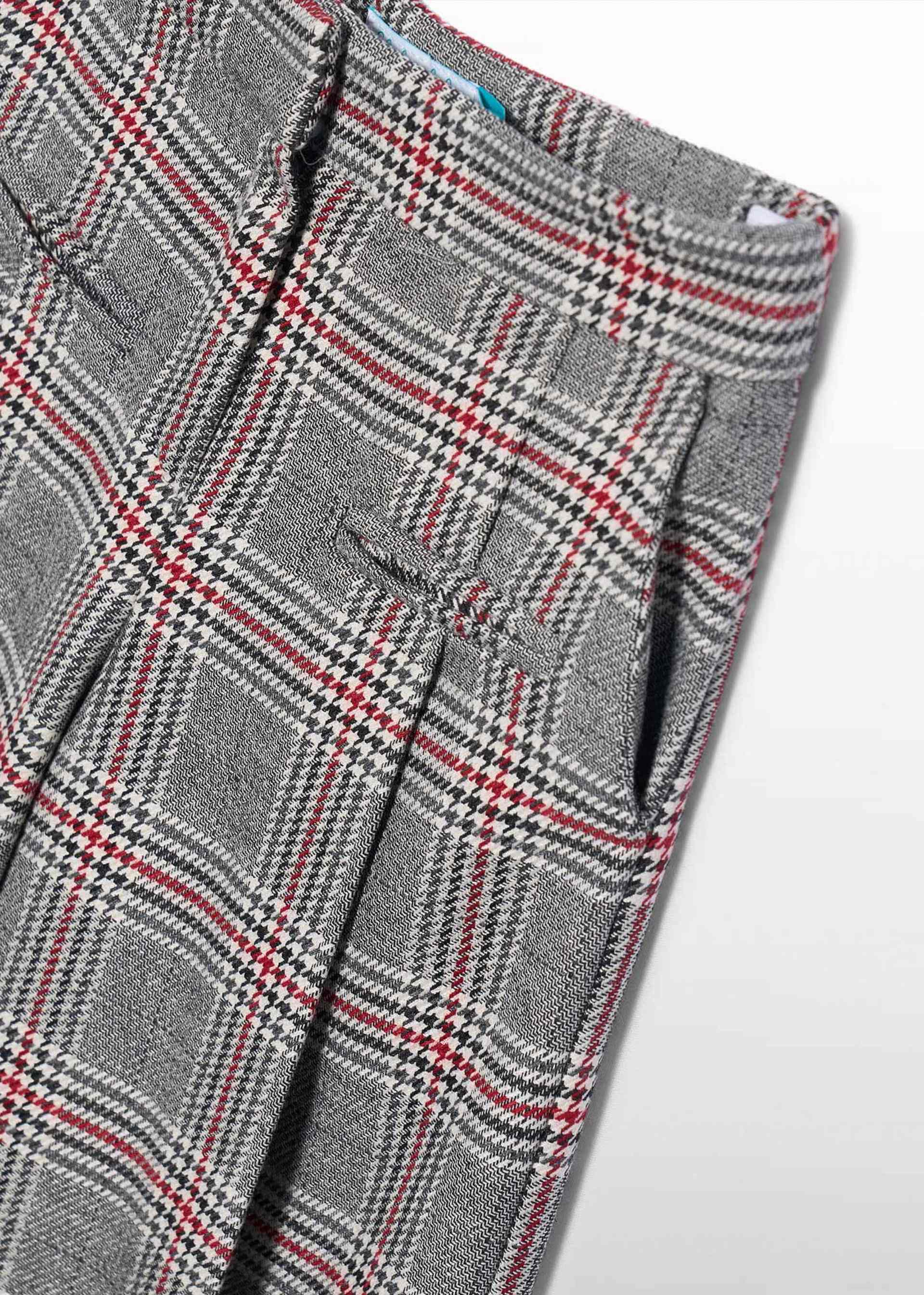 Pantaloni culotte cu carouri fetita