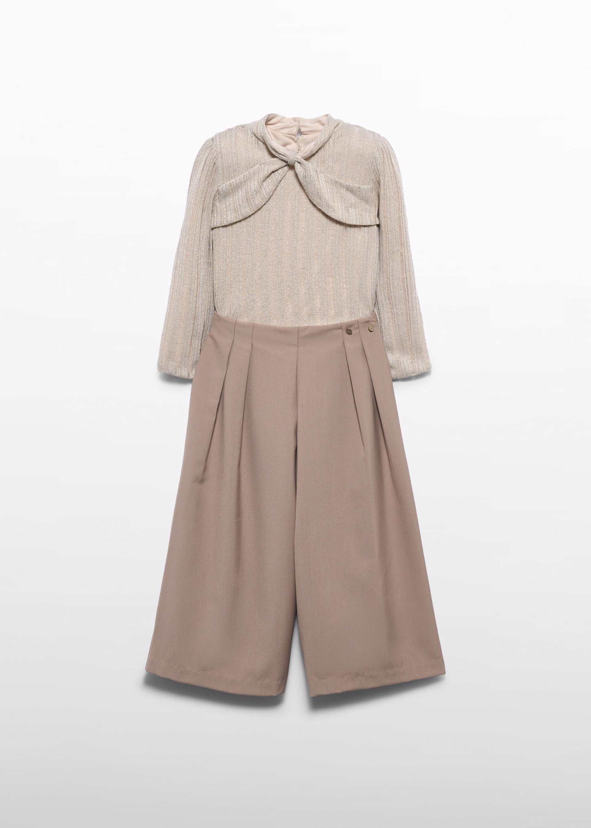 Ensemble pantalon en sergé fille