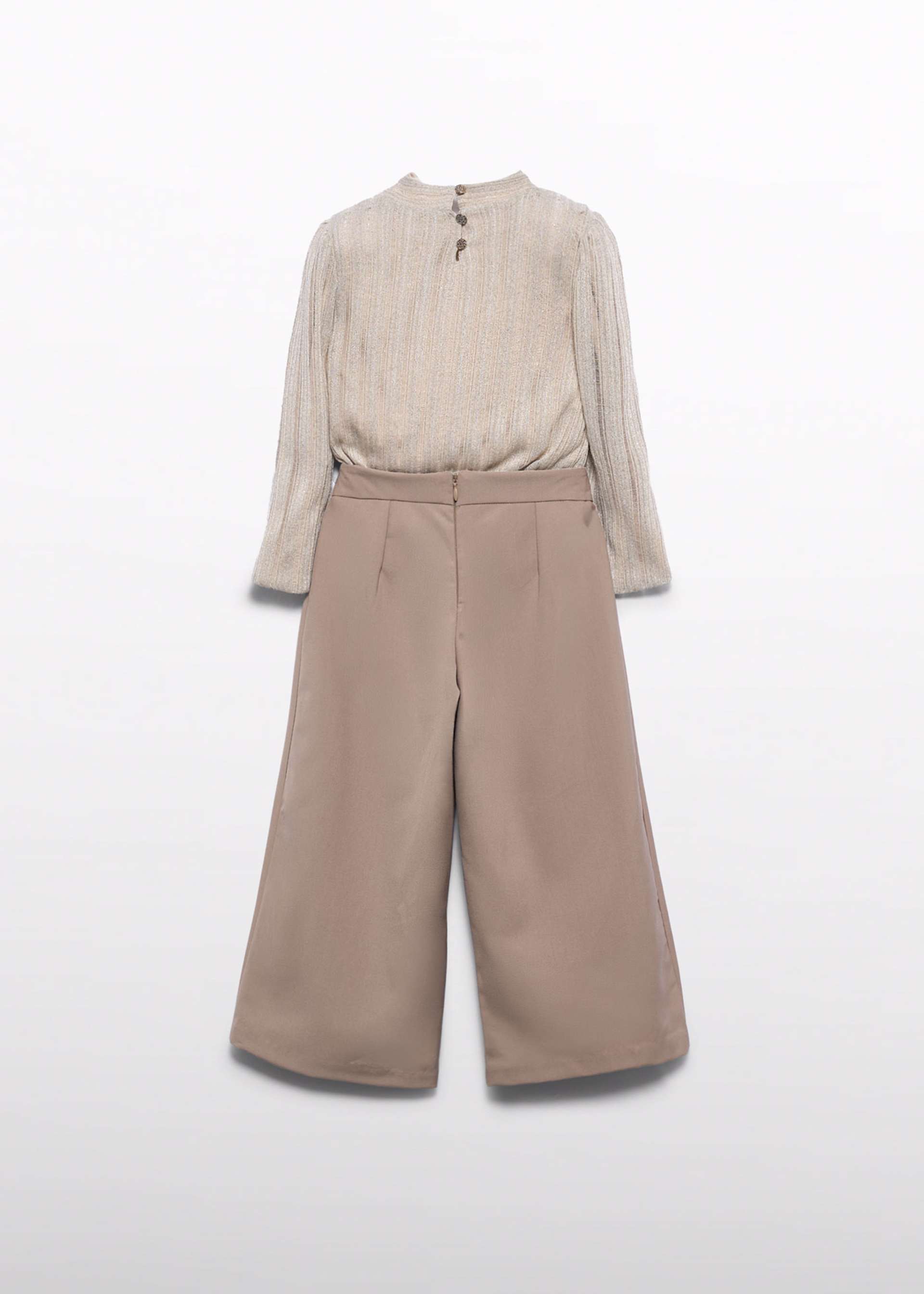 Ensemble pantalon en sergé fille