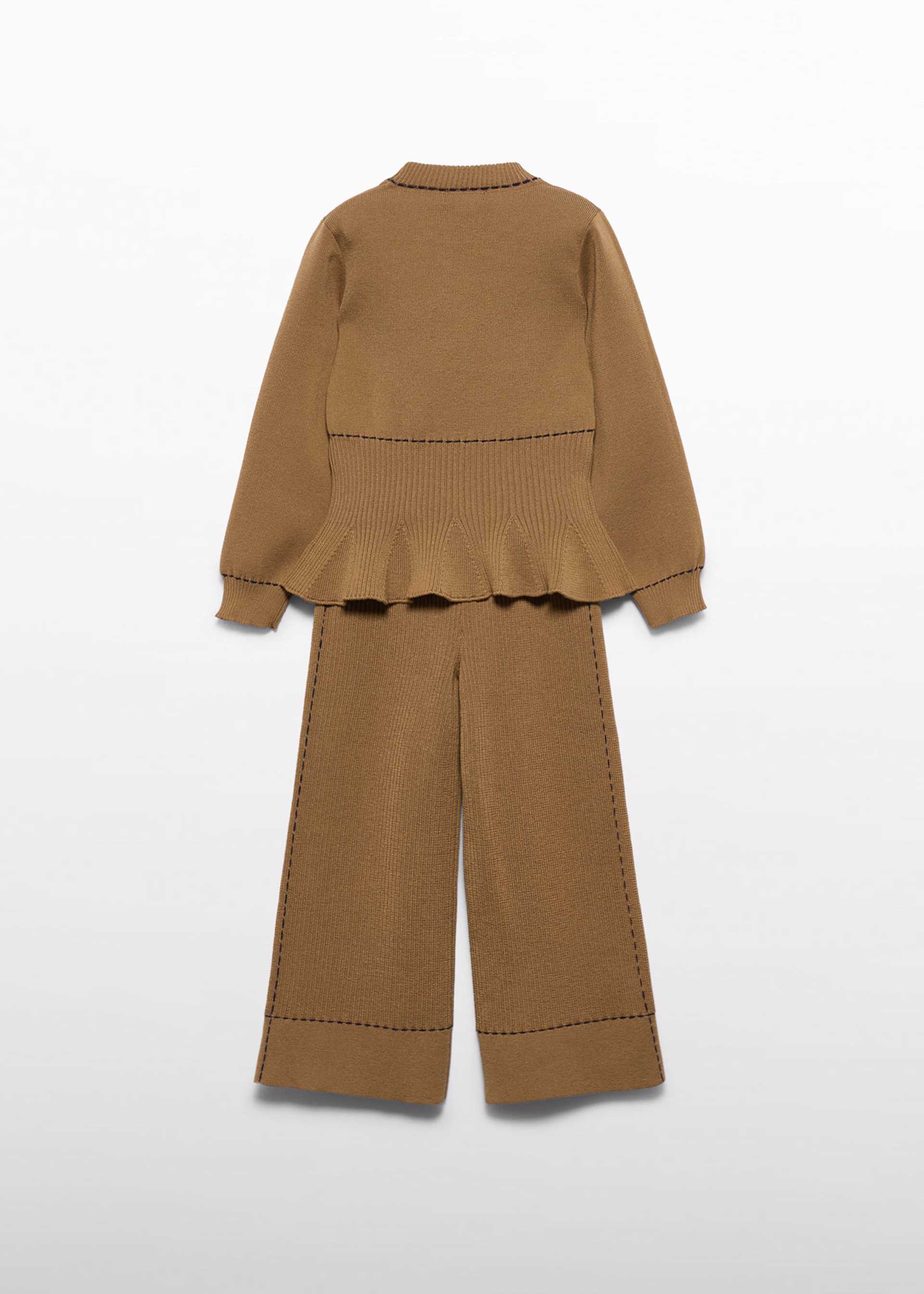 Set cu pantaloni din tricot fetita