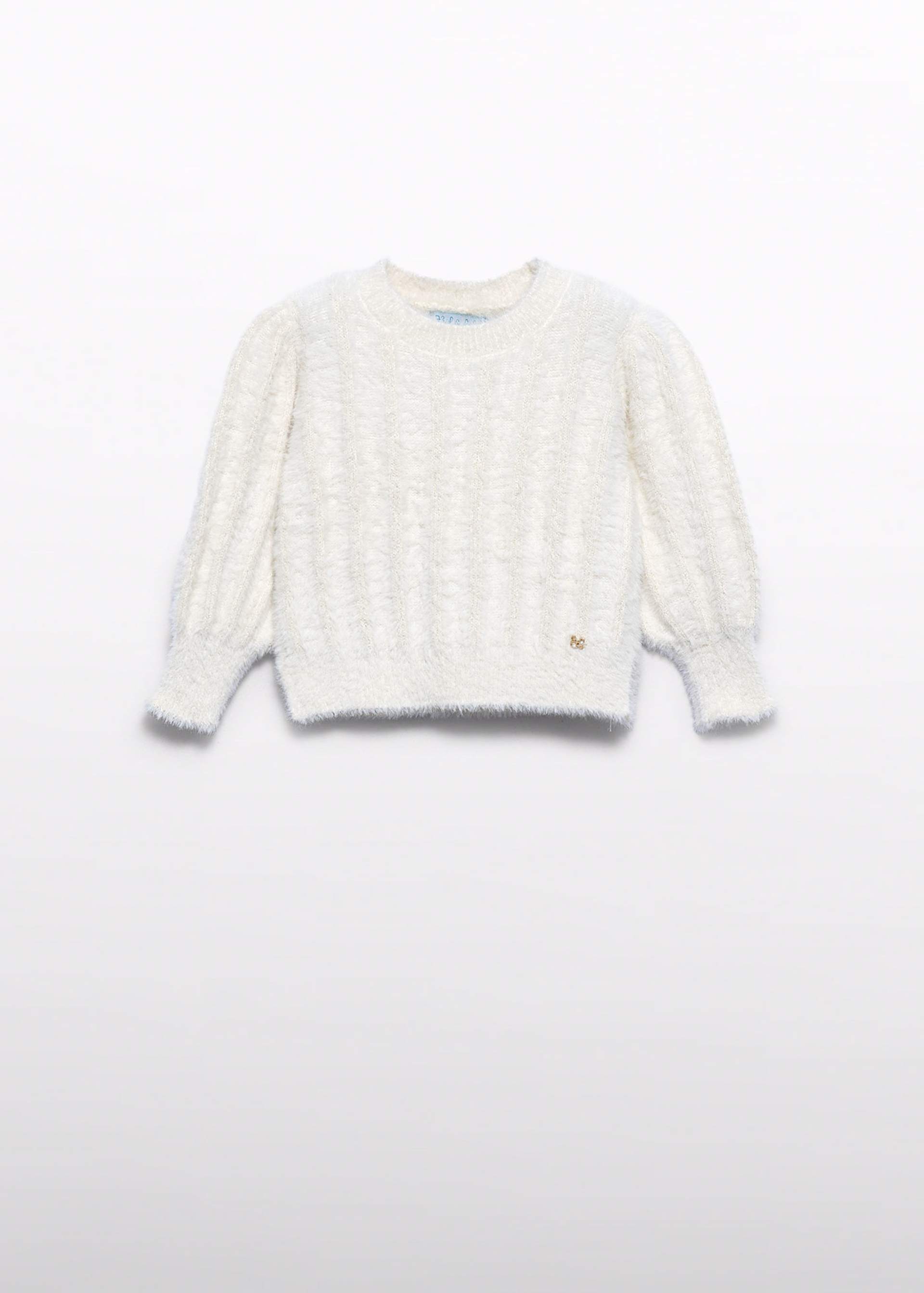 Baby girl's fur jumper