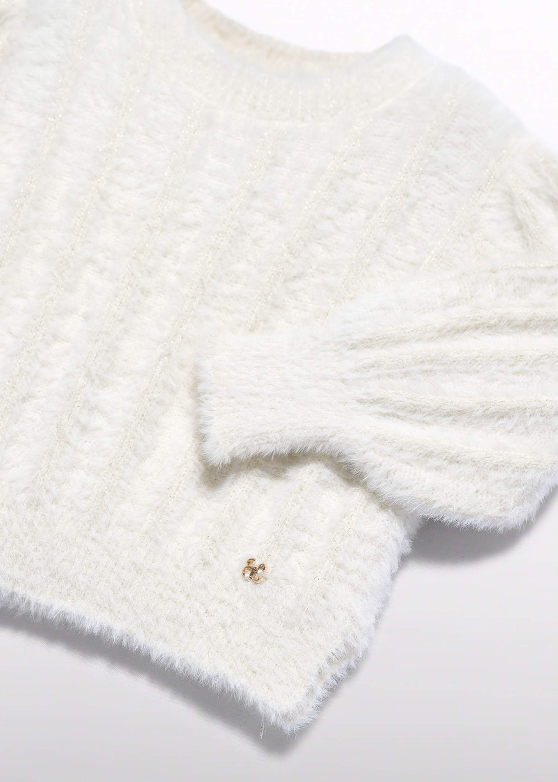 Baby Girl Faux Furry Sweater
