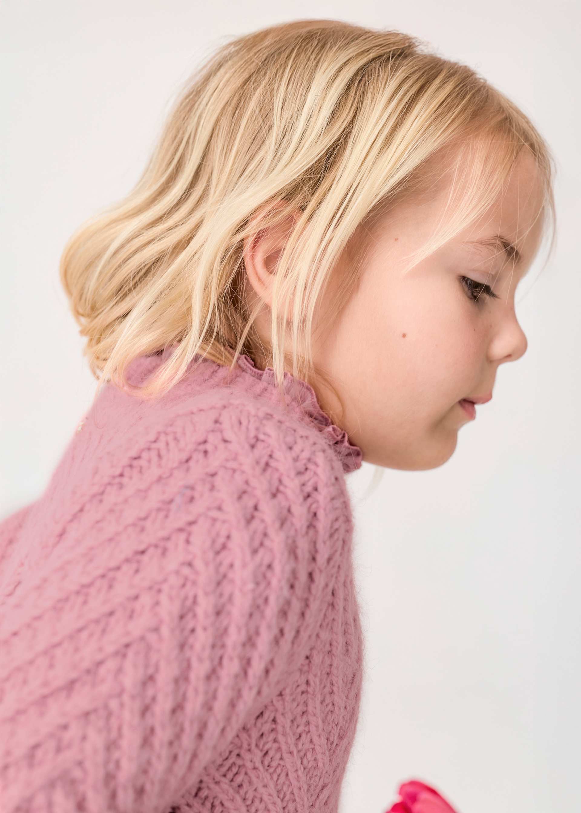 Maglione strutturato bambina
