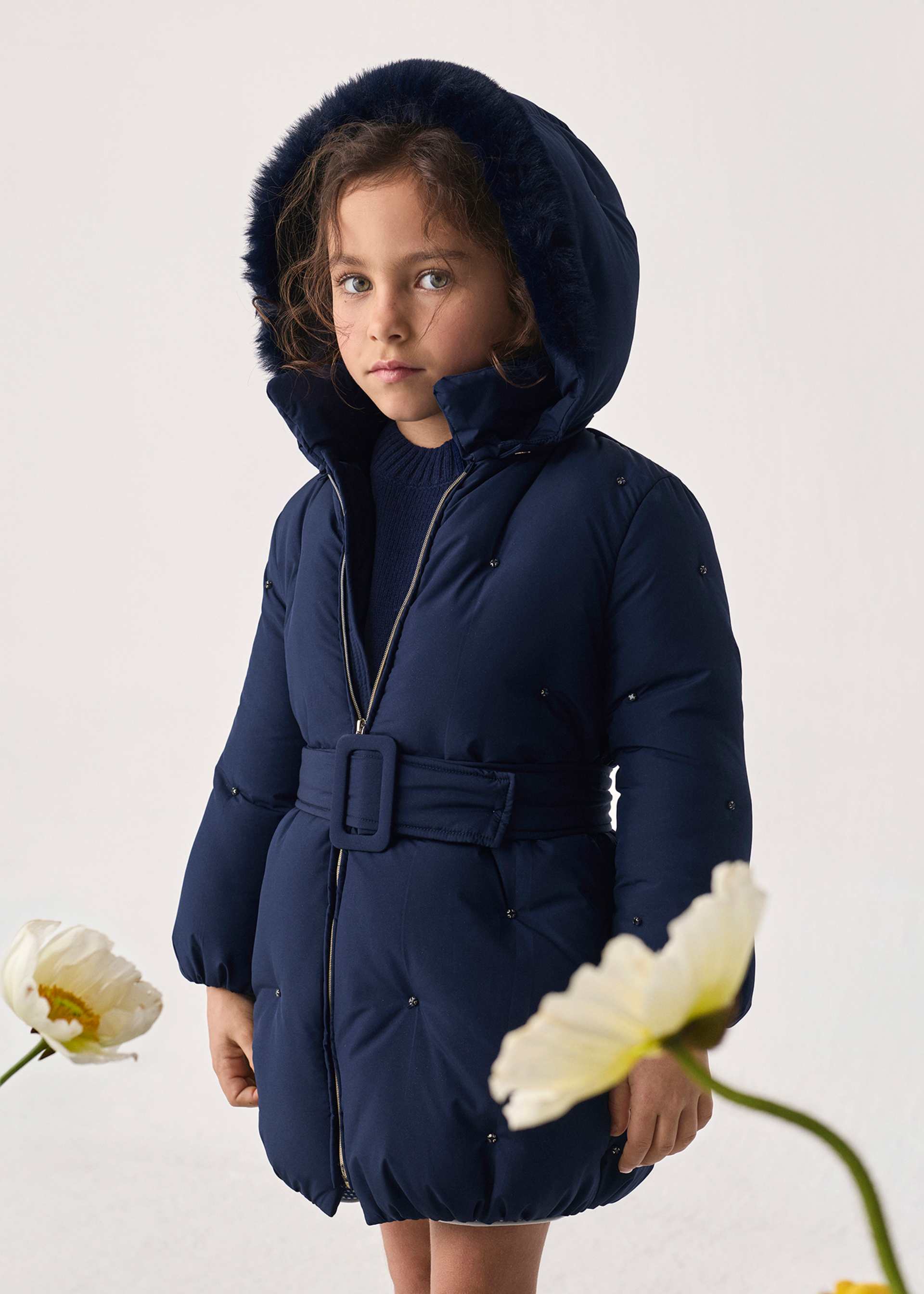 Manteau bijou fille