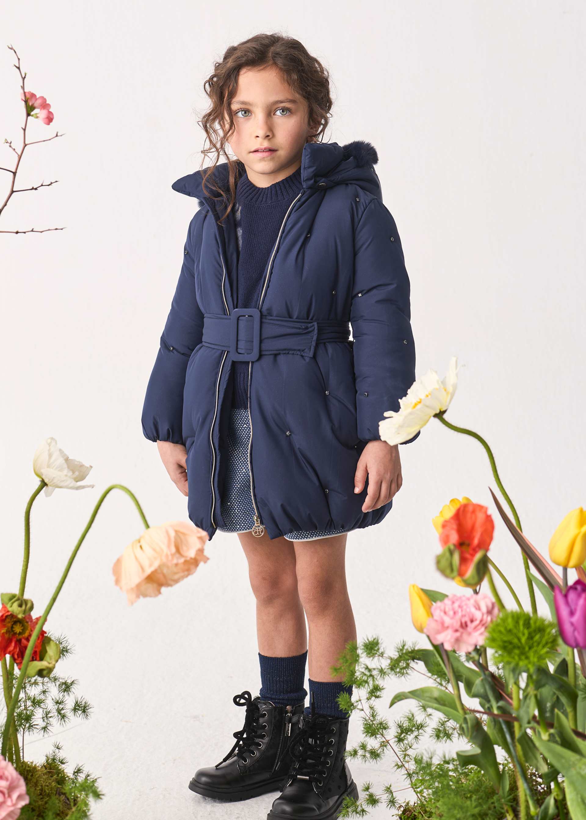 Chaquetón joya niña