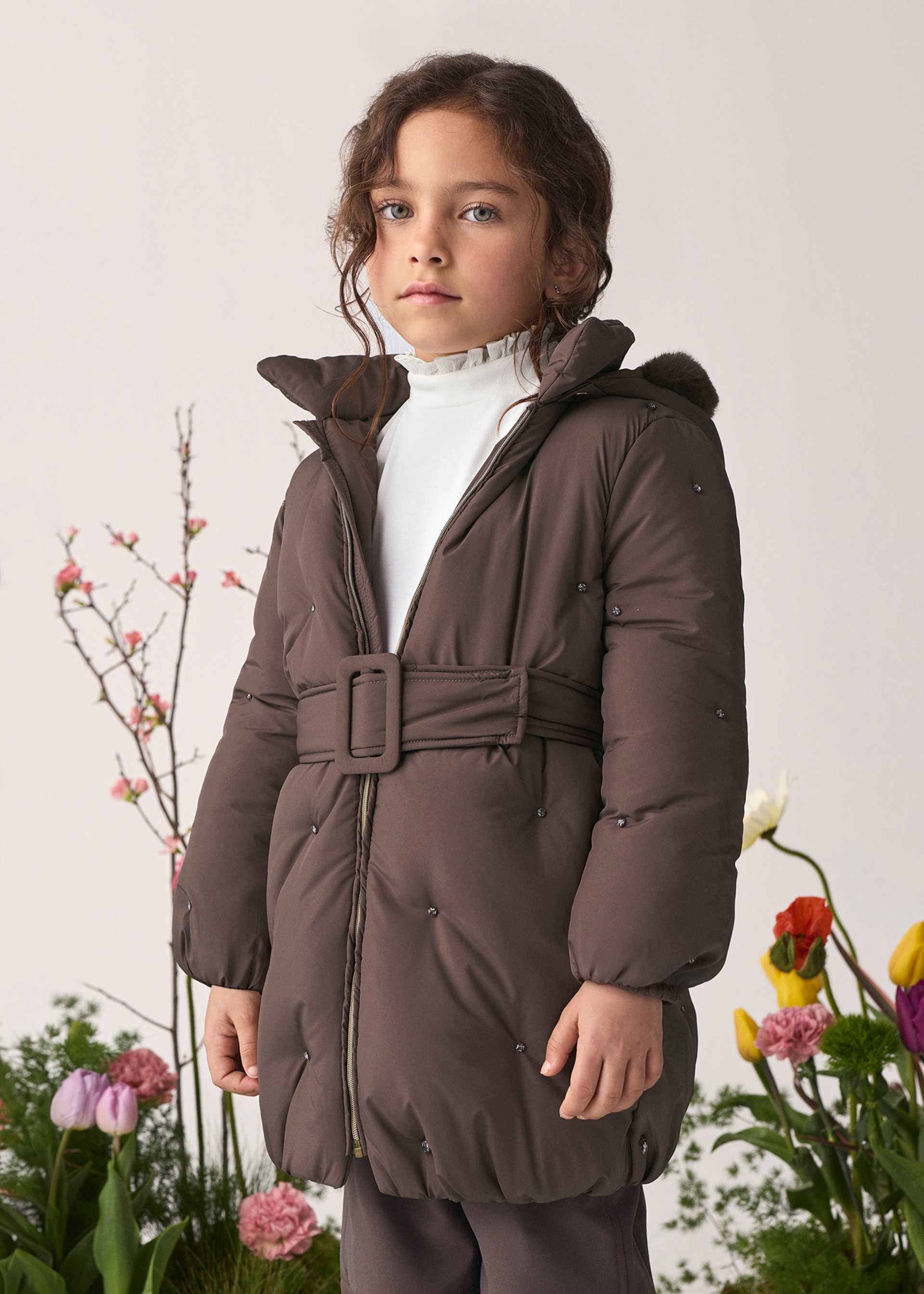 Chaquetón joya niña