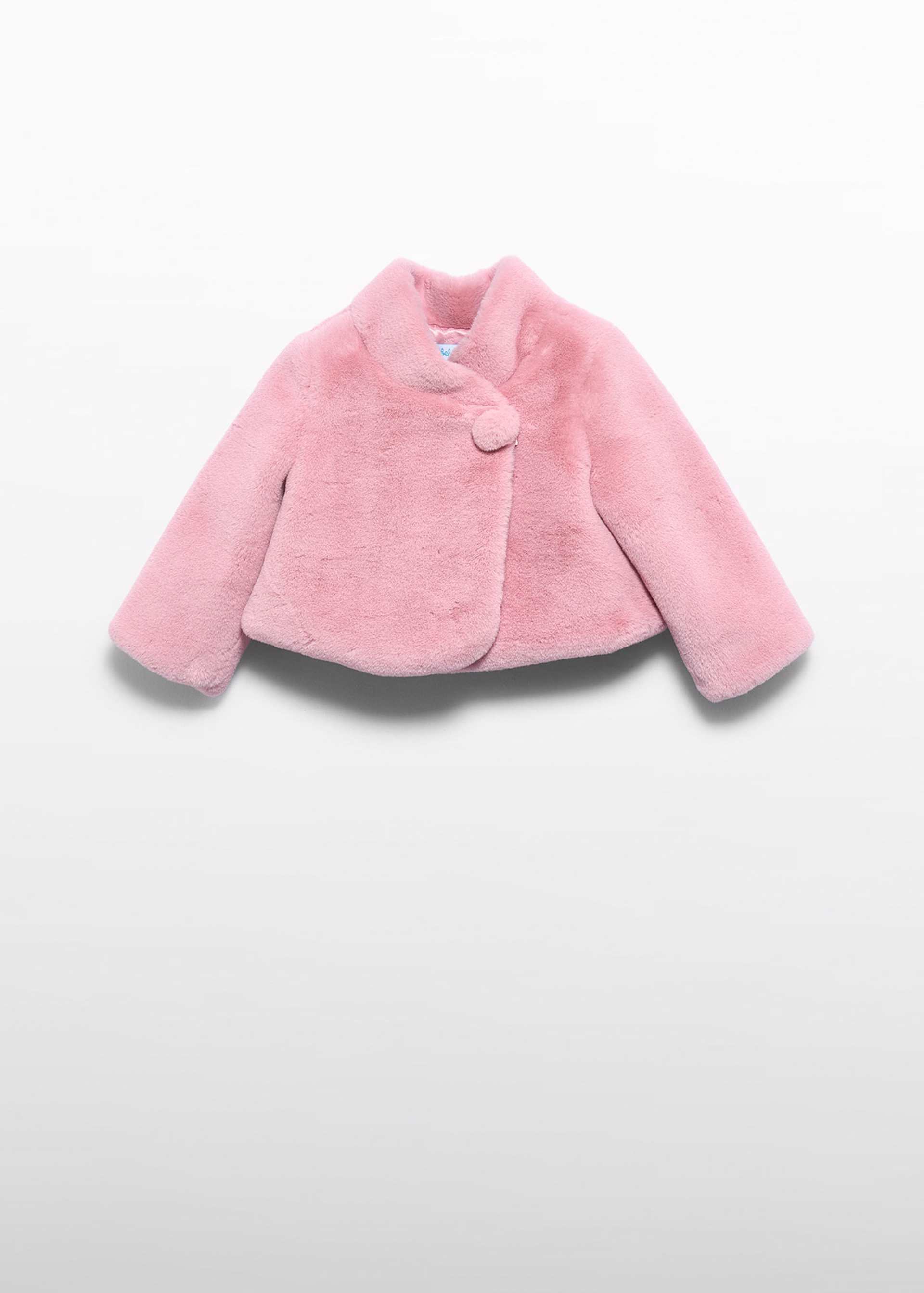 Manteau en fausse fourrure bébé fille
