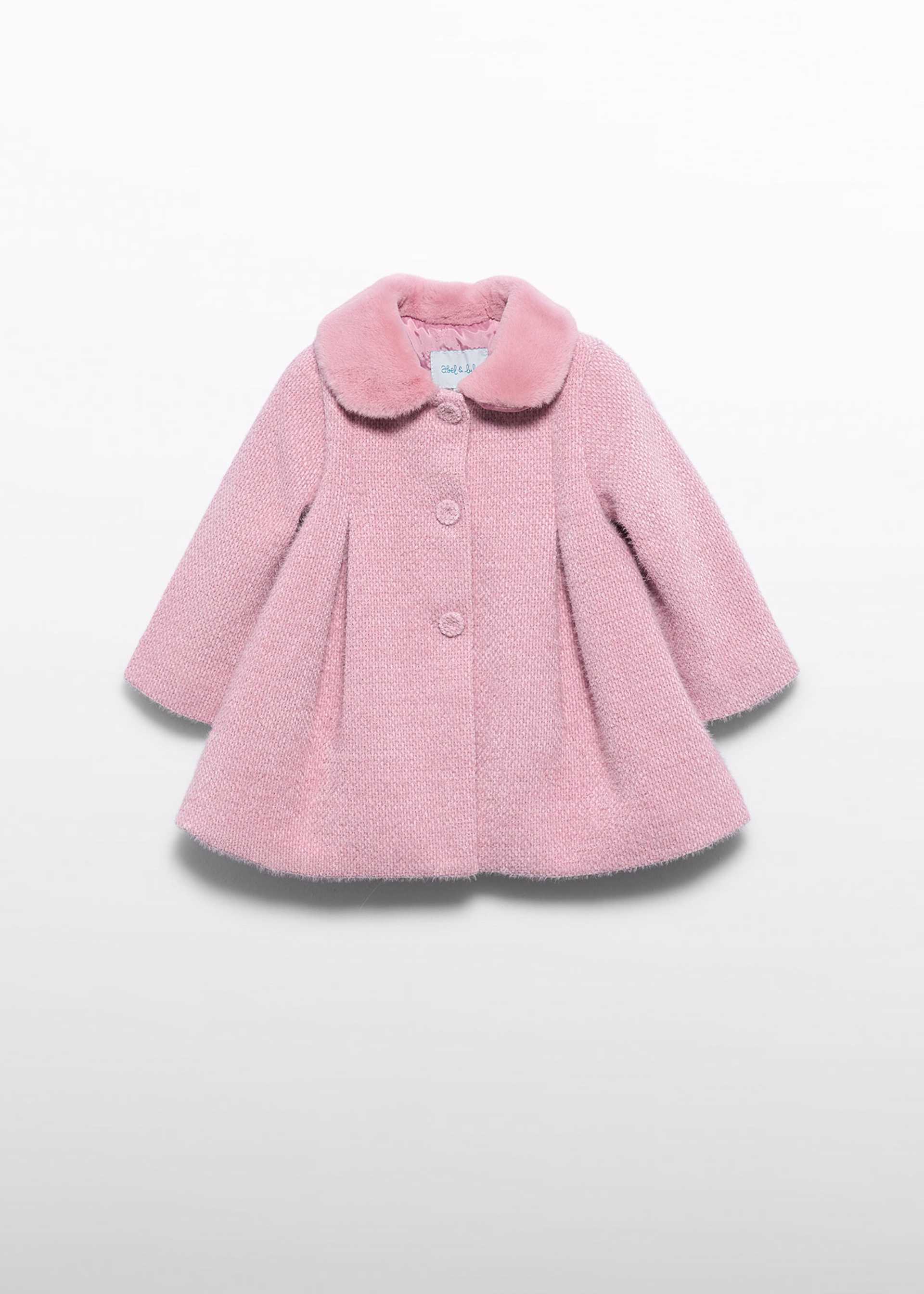 Μαλακό παλτό ανάγλυφη υφή μωρό κορίτσι