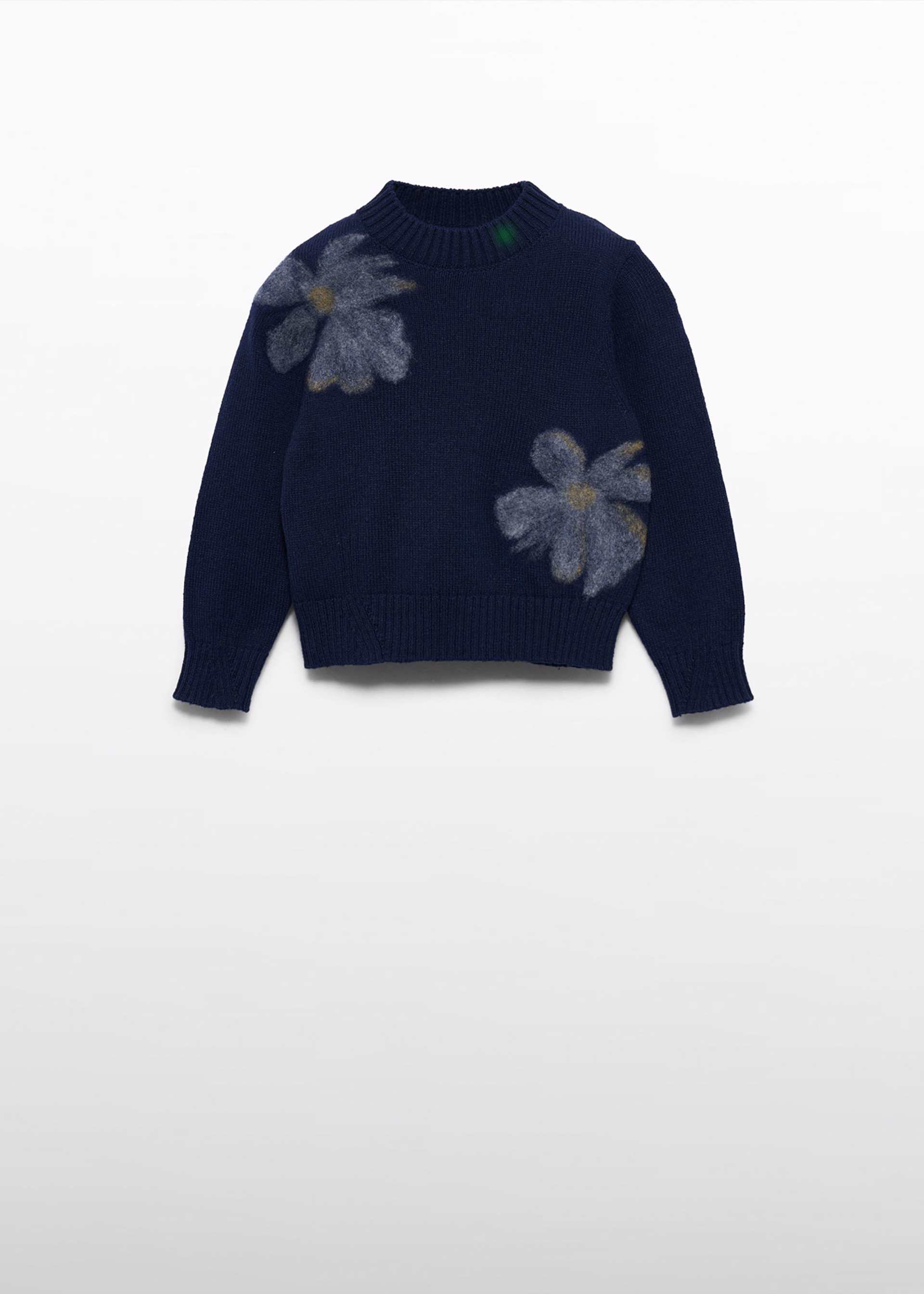 Maglione ricamo con lana bambina