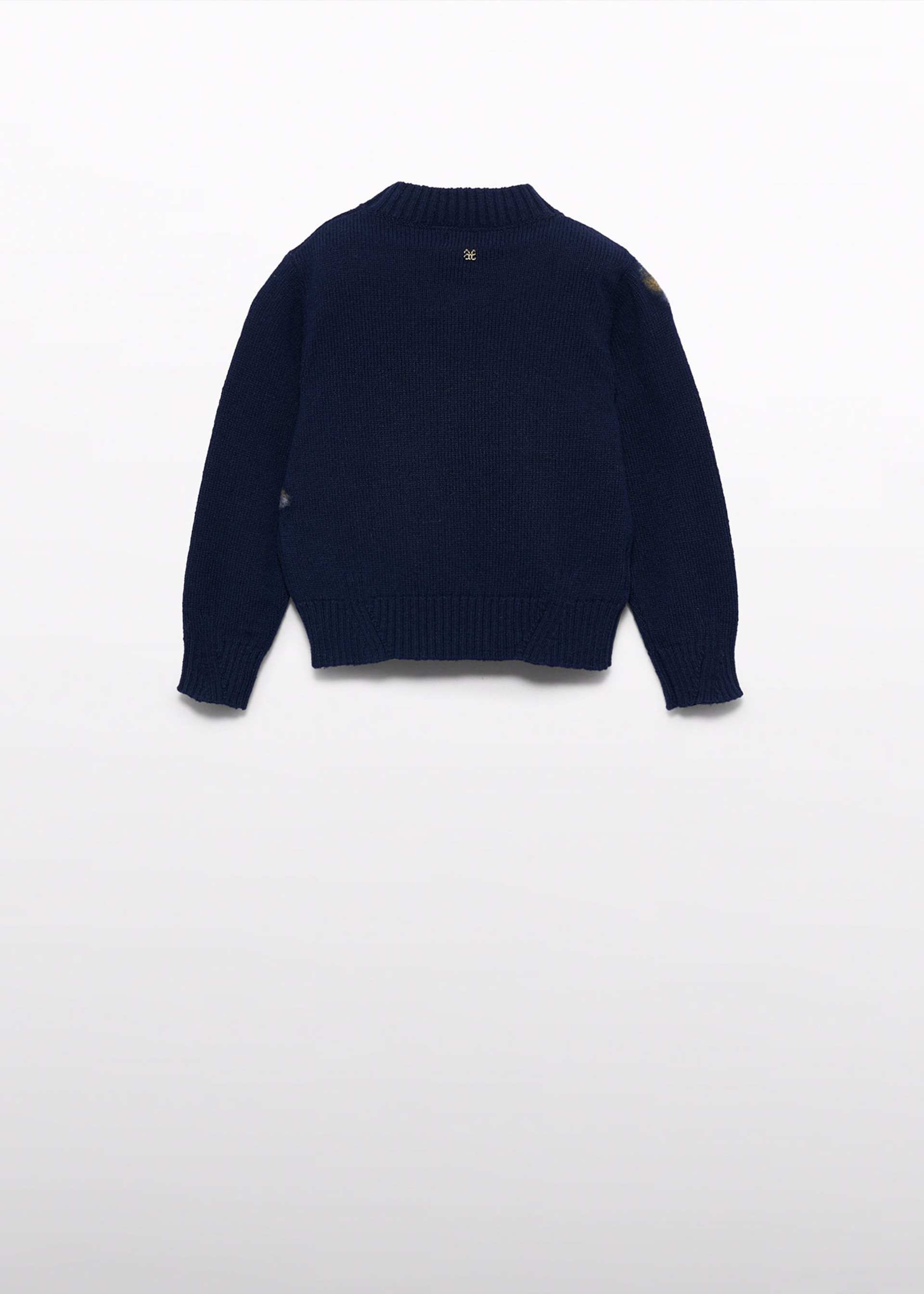 Maglione ricamo con lana bambina