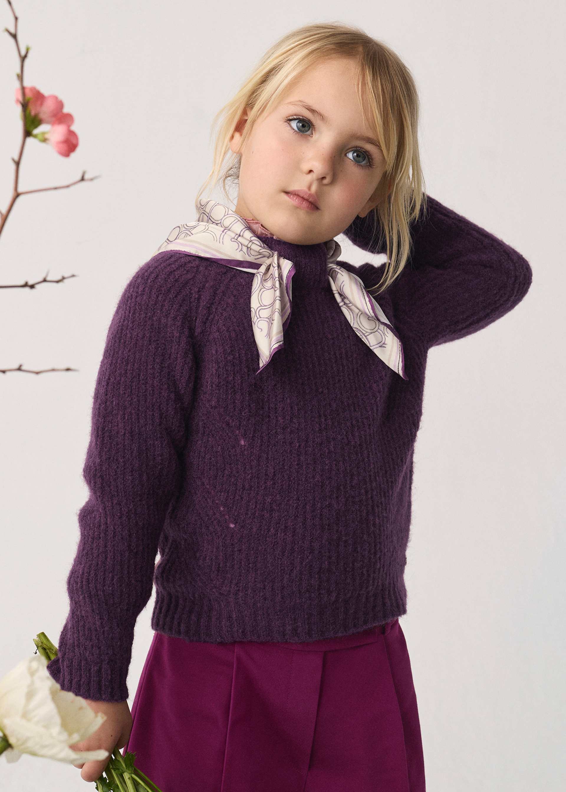 Camisola lenço menina