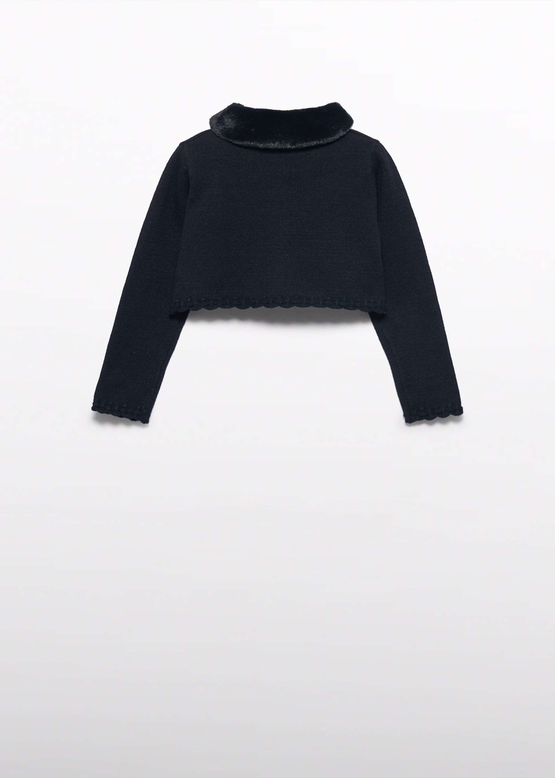 Girls' knitted cardigan