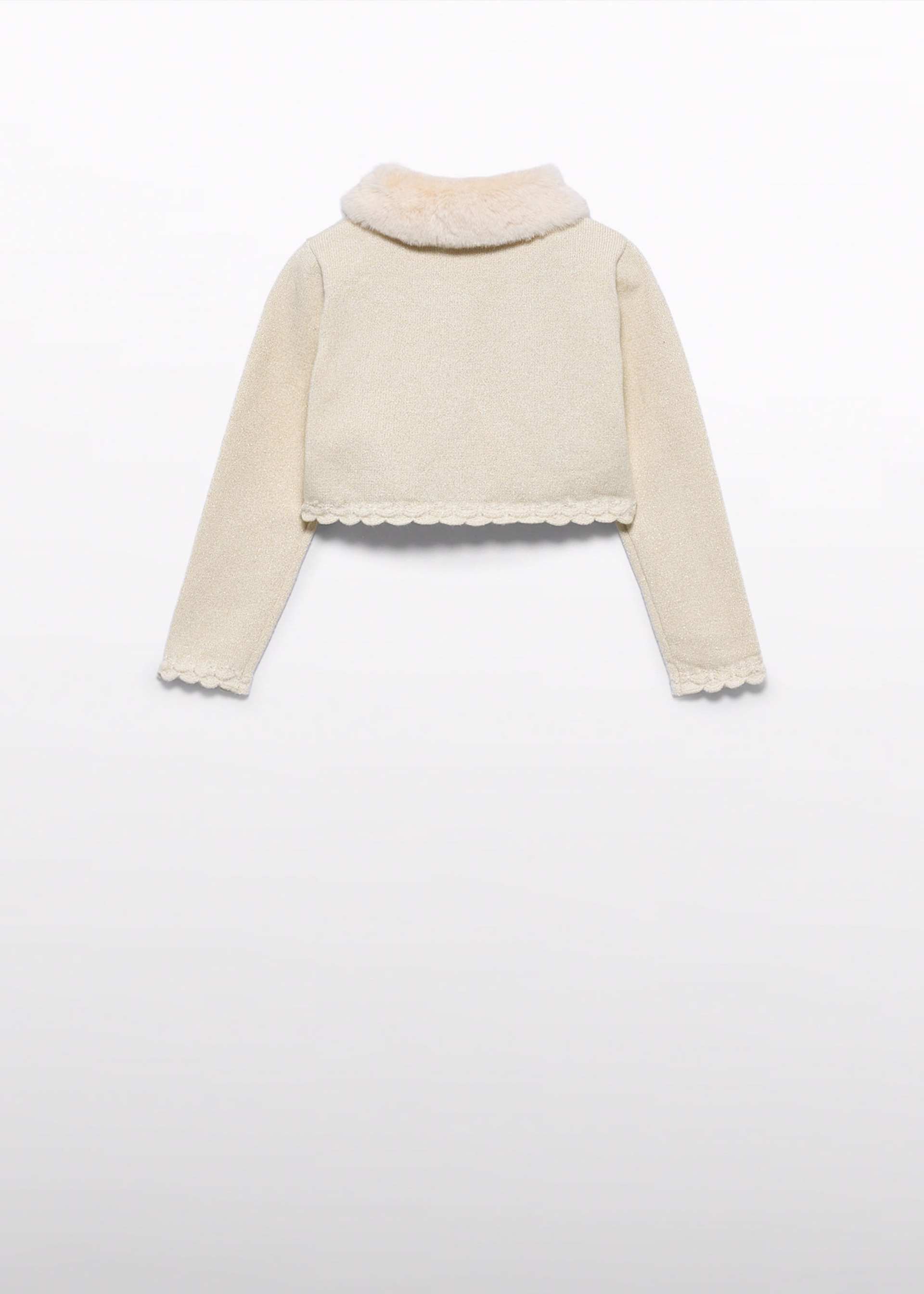 Girls' knitted cardigan