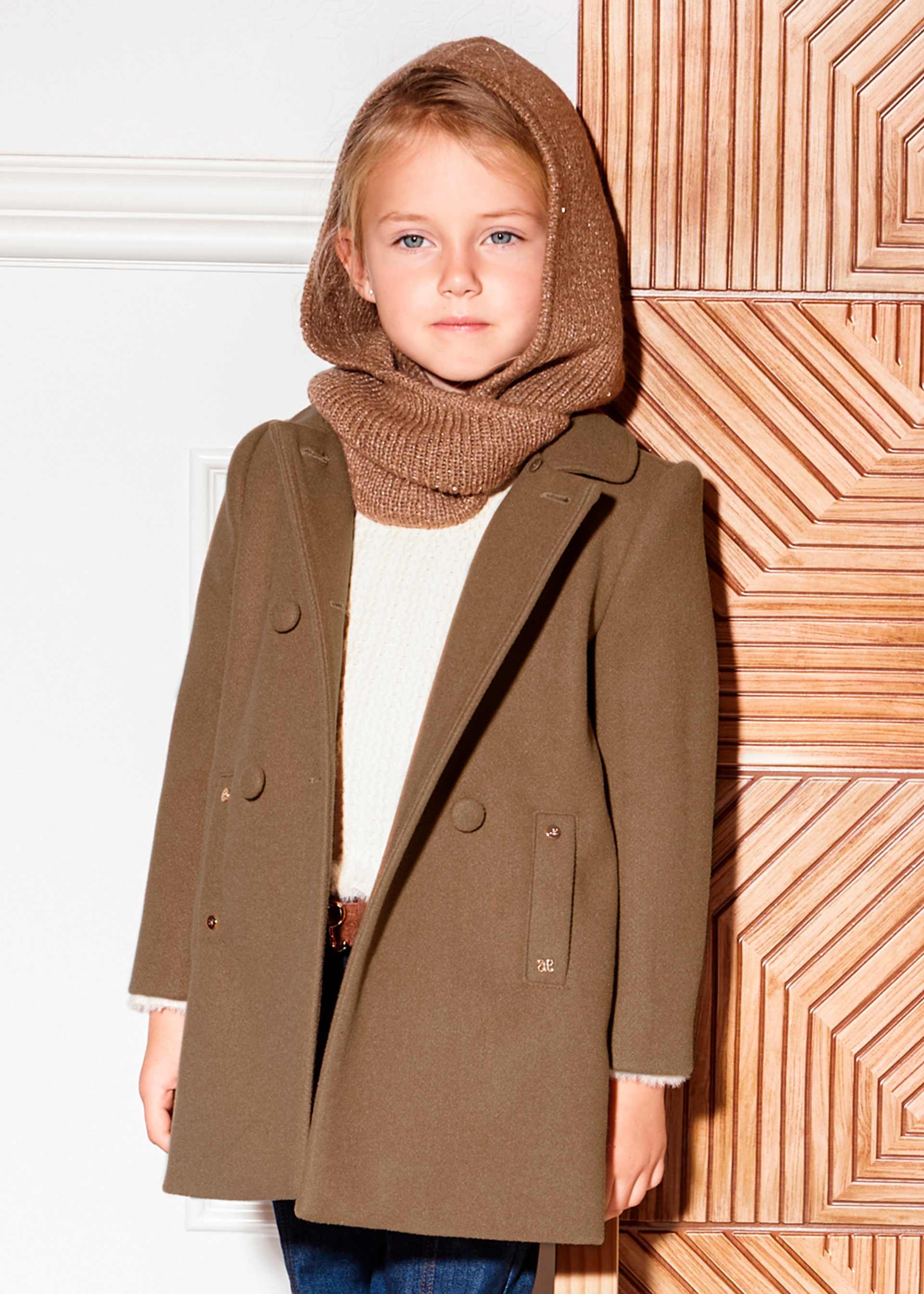 Cappotto panno bambina