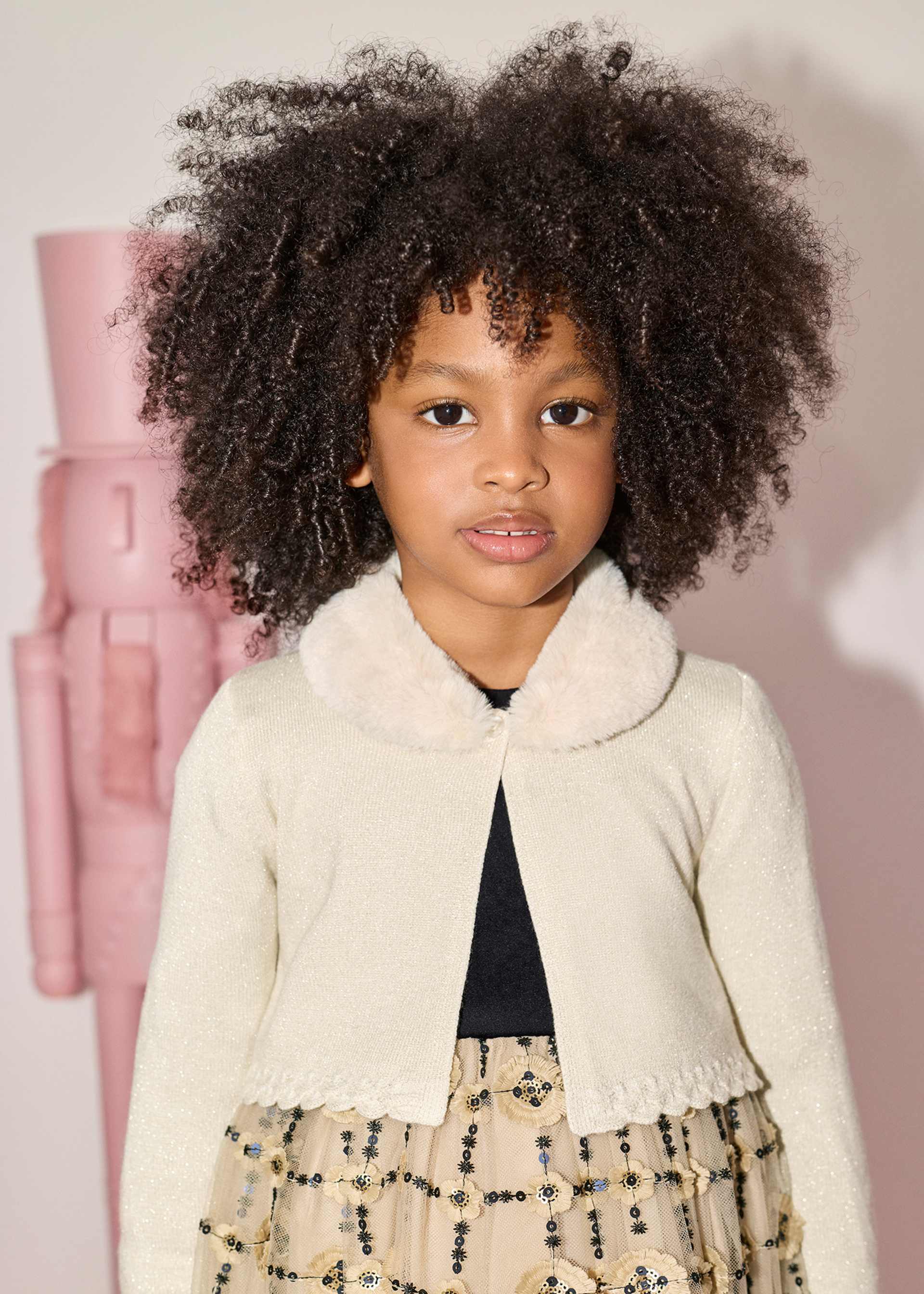 Cardigan in maglia bambina
