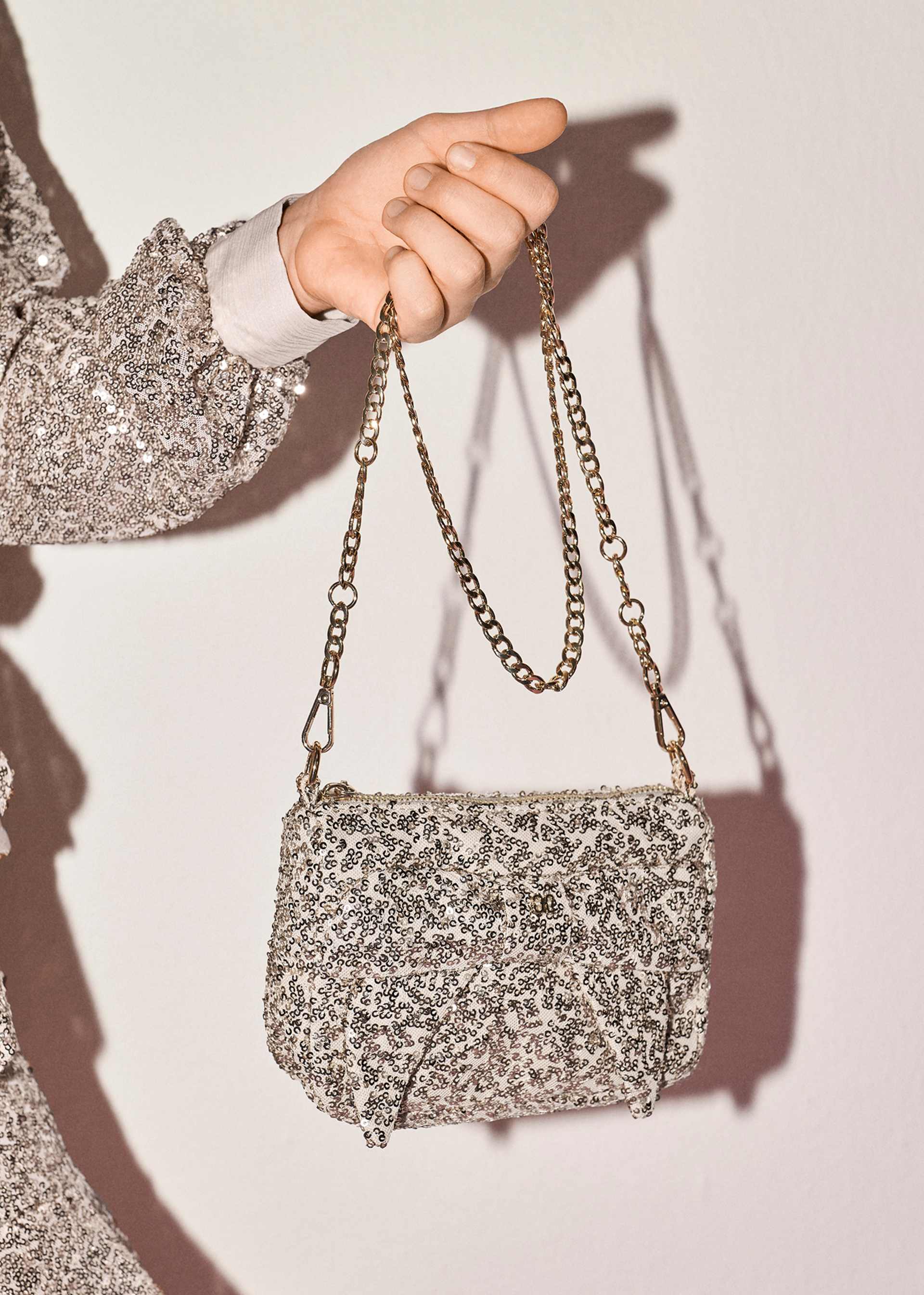 Bolsa lantejoulas menina