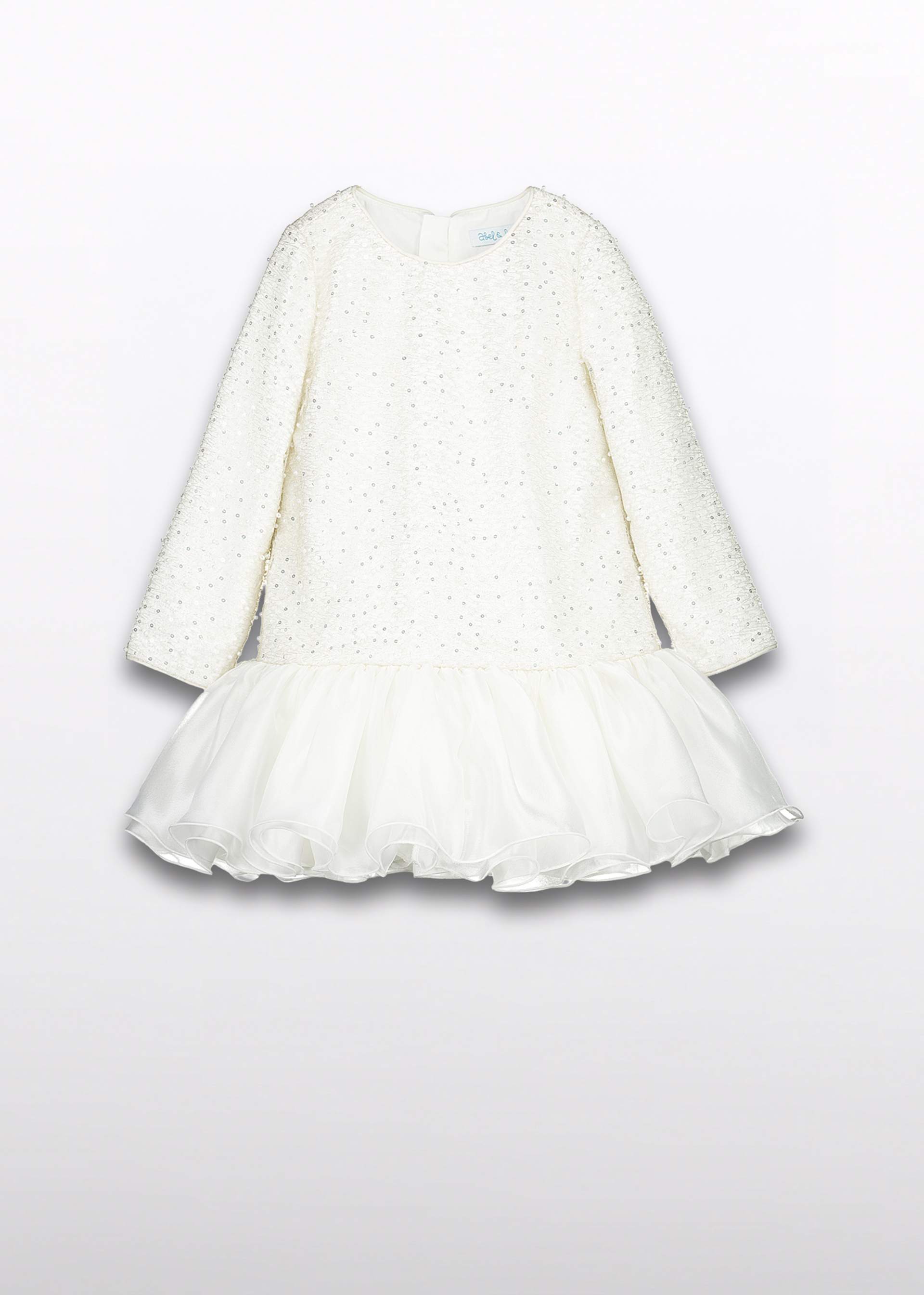 Robe à perles combinée fille